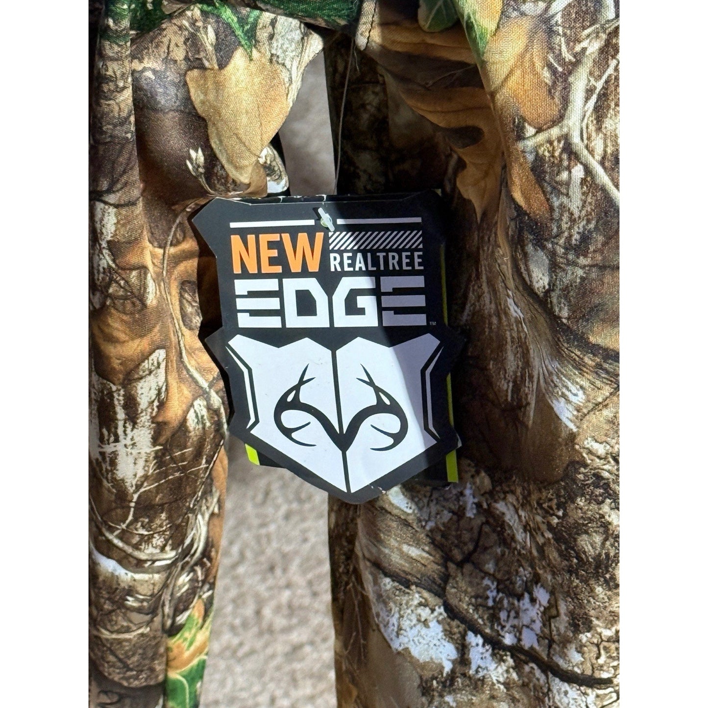 Realtree EDGE Youth Tech Hoodie XL 14-16 Built-In Face Cover Camo NWT