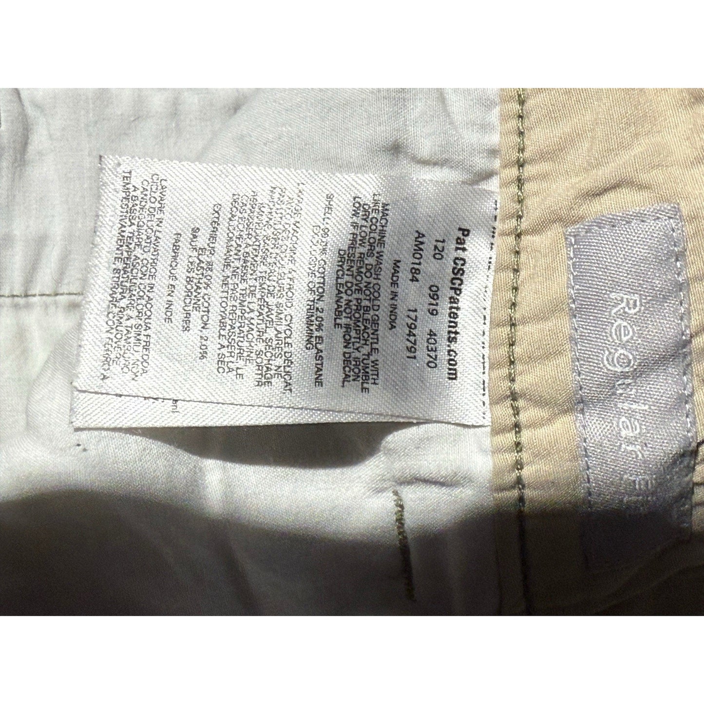 Columbia Men’s Shorts 35W Gray OMNI-SHADE Cotton Stretch Outdoor Hiking Casual