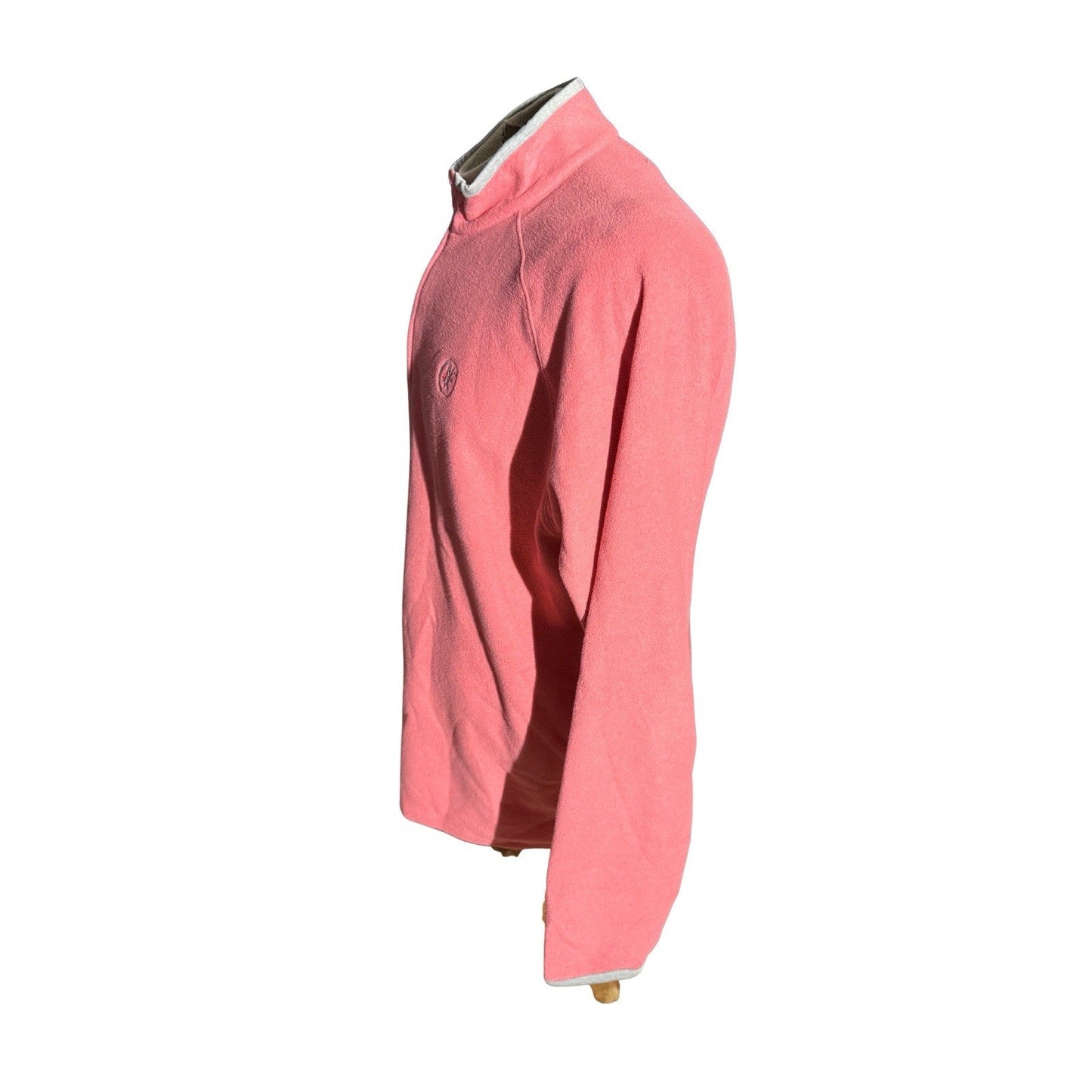 Peter Millar Coral Fleece 1/4 Zip Pullover Men’s Large Golf Casual Sweater