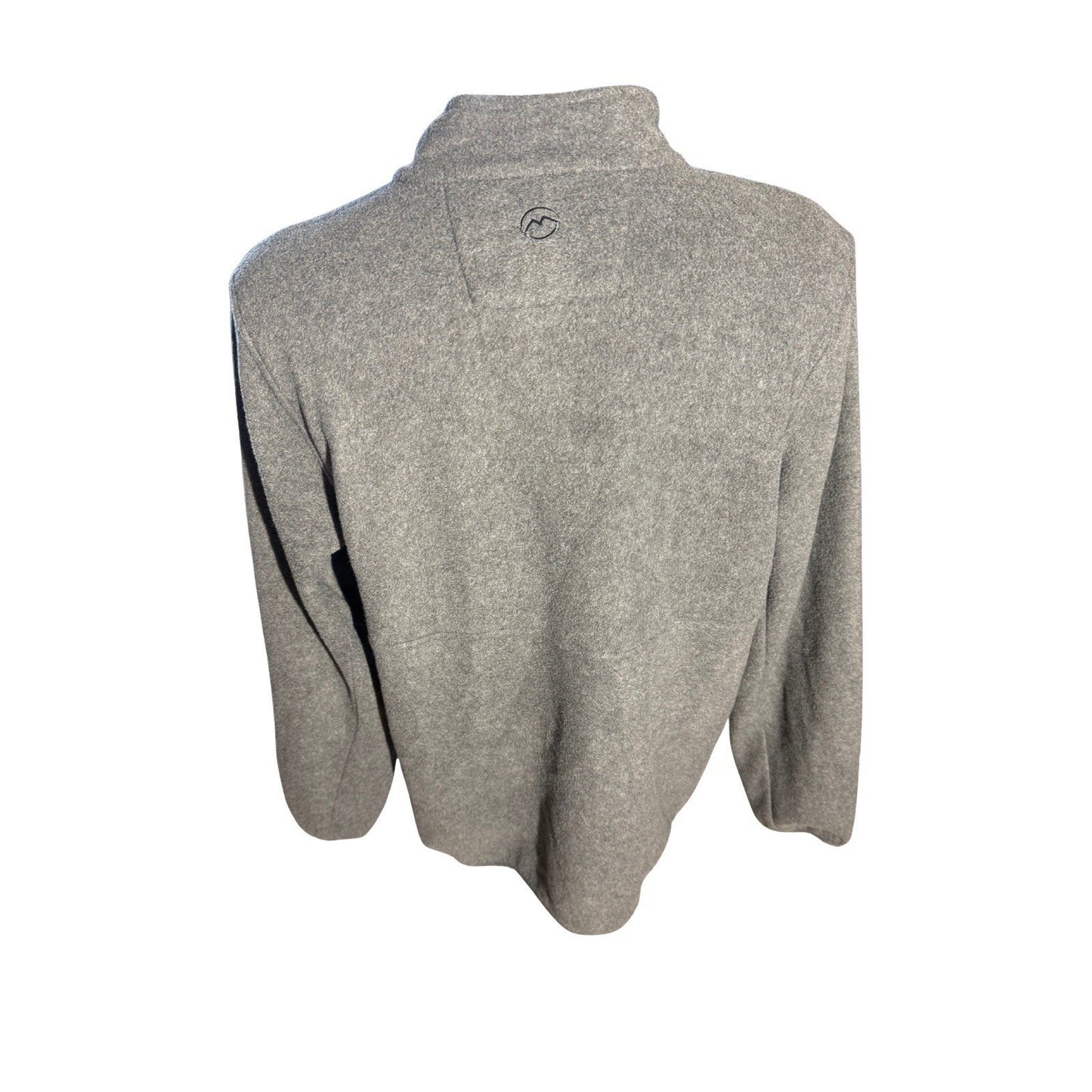 Magellan Outdoors Men’s L Classic Fit Full Zip Fleece Jacket Gray Recycled