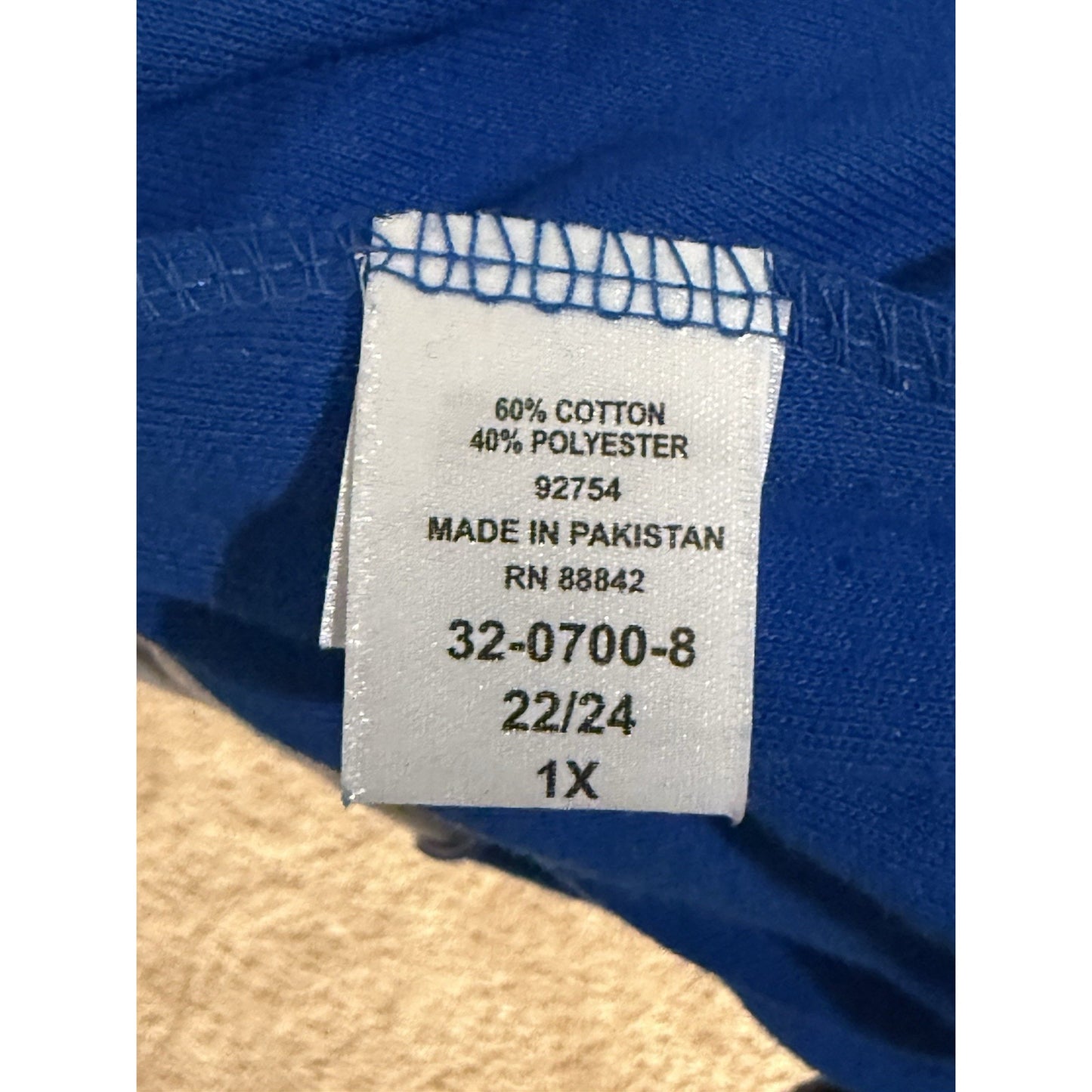 Woman Within Zip Up Track Jacket Plus 1X Blue Pink White Colorblock Retro Style