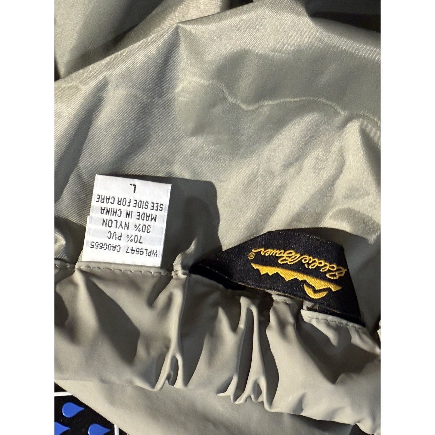 Eddie Bauer Men’s Waterproof Rain Pants Gray Size Large Outdoor WeatherEdge