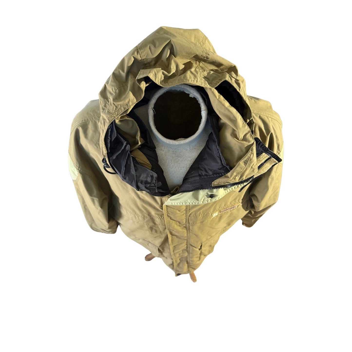 Ride Snowboards MTN Dry Jacket Men’s XL Brown Waterproof Hooded Ski Coat