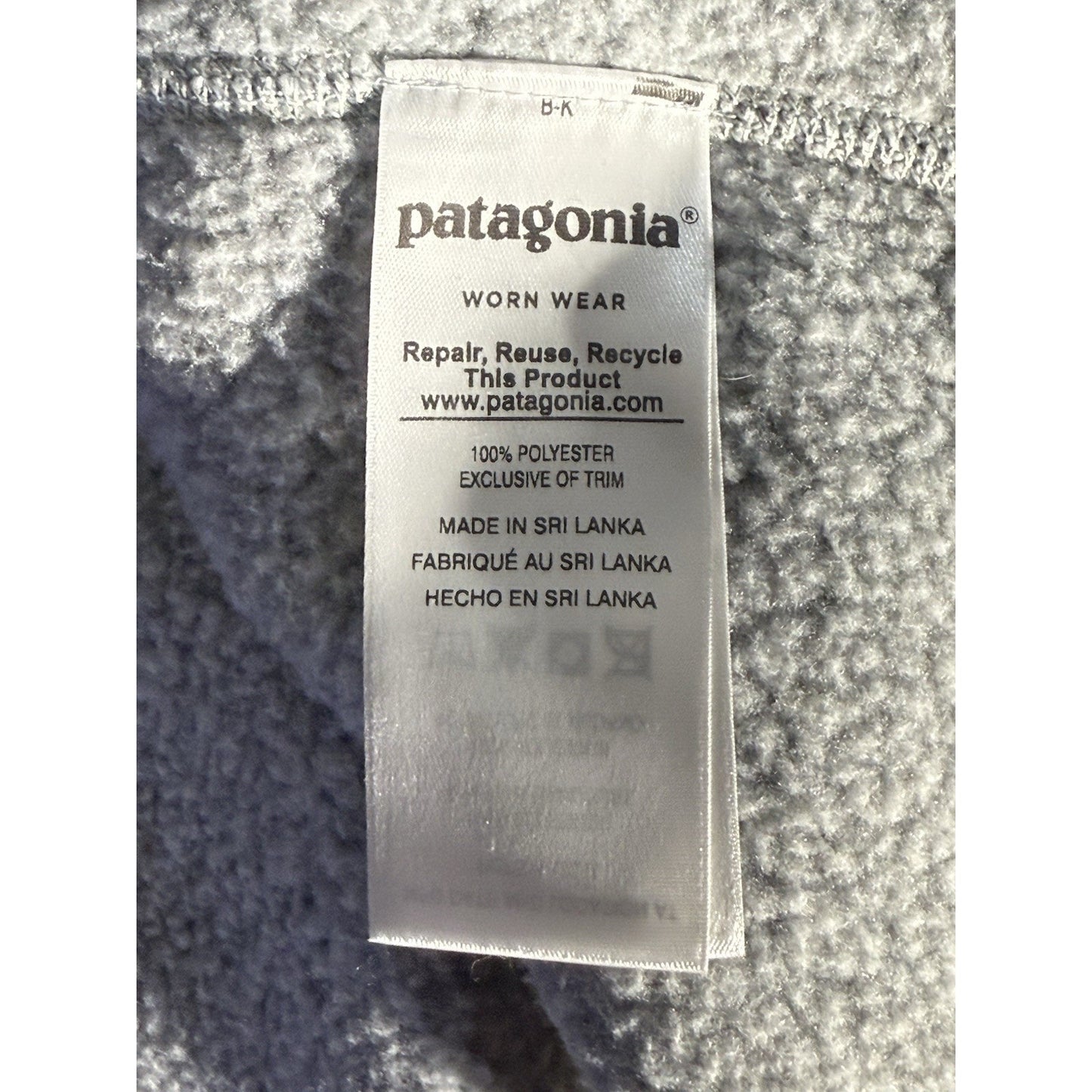 Patagonia Women’s Better Sweater Fleece Vest Gray Large Home Depot Logo NWT