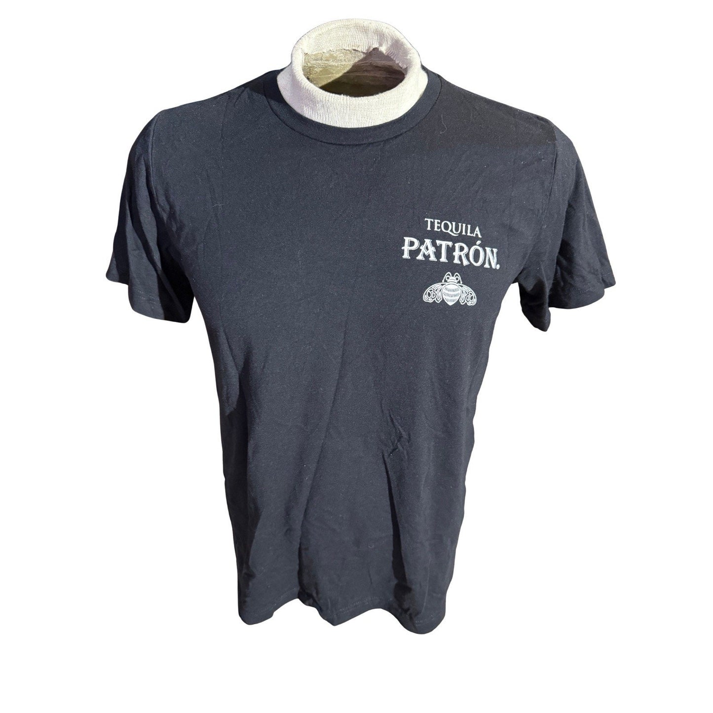 Patrón Tequila T-Shirt Medium Black We Perfected It Promo Bar Shirt