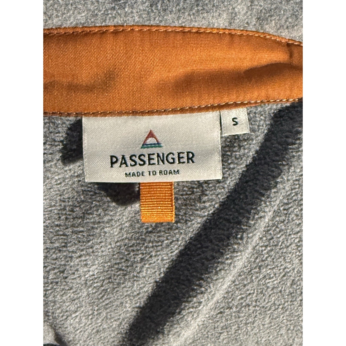 Passenger Made To Roam Fleece Shacket Gray Snap Button Overshirt Men’s Small