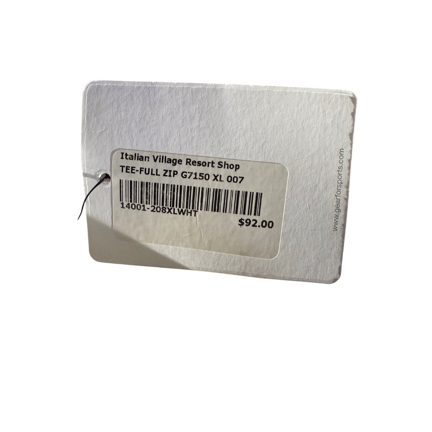 Gear for Sports Beecher Turks & Caicos Resort Full Zip Jacket White XL NWT