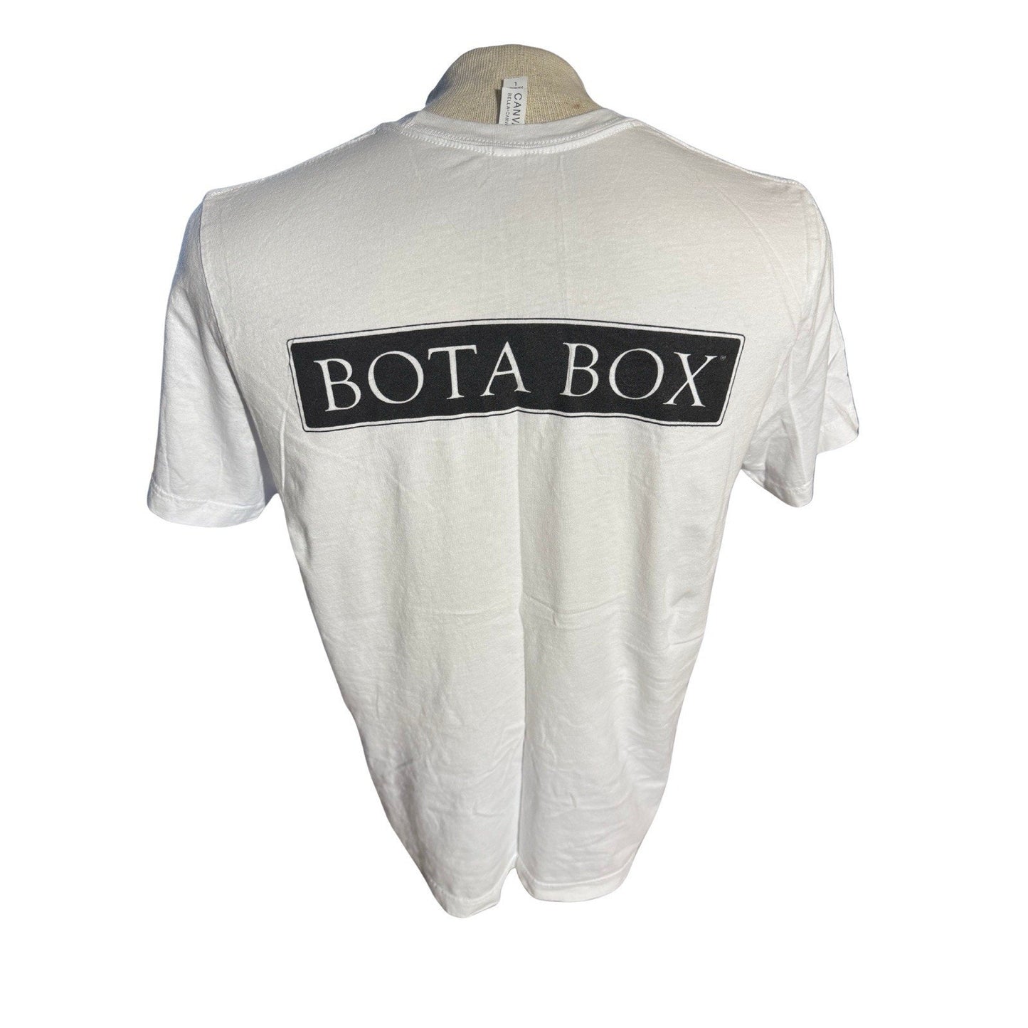 Bota Box Byron’s Liquor Warehouse White T-Shirt Men’s Size L Bella+Canvas 293