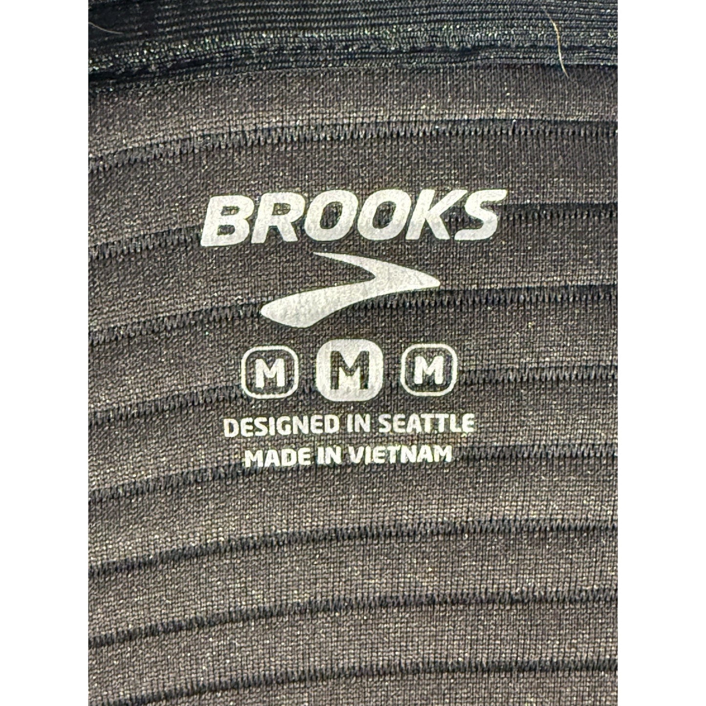 Brooks Run OKC Red Coyote Ribbed Full Zip Hoodie Black Women’s Medium