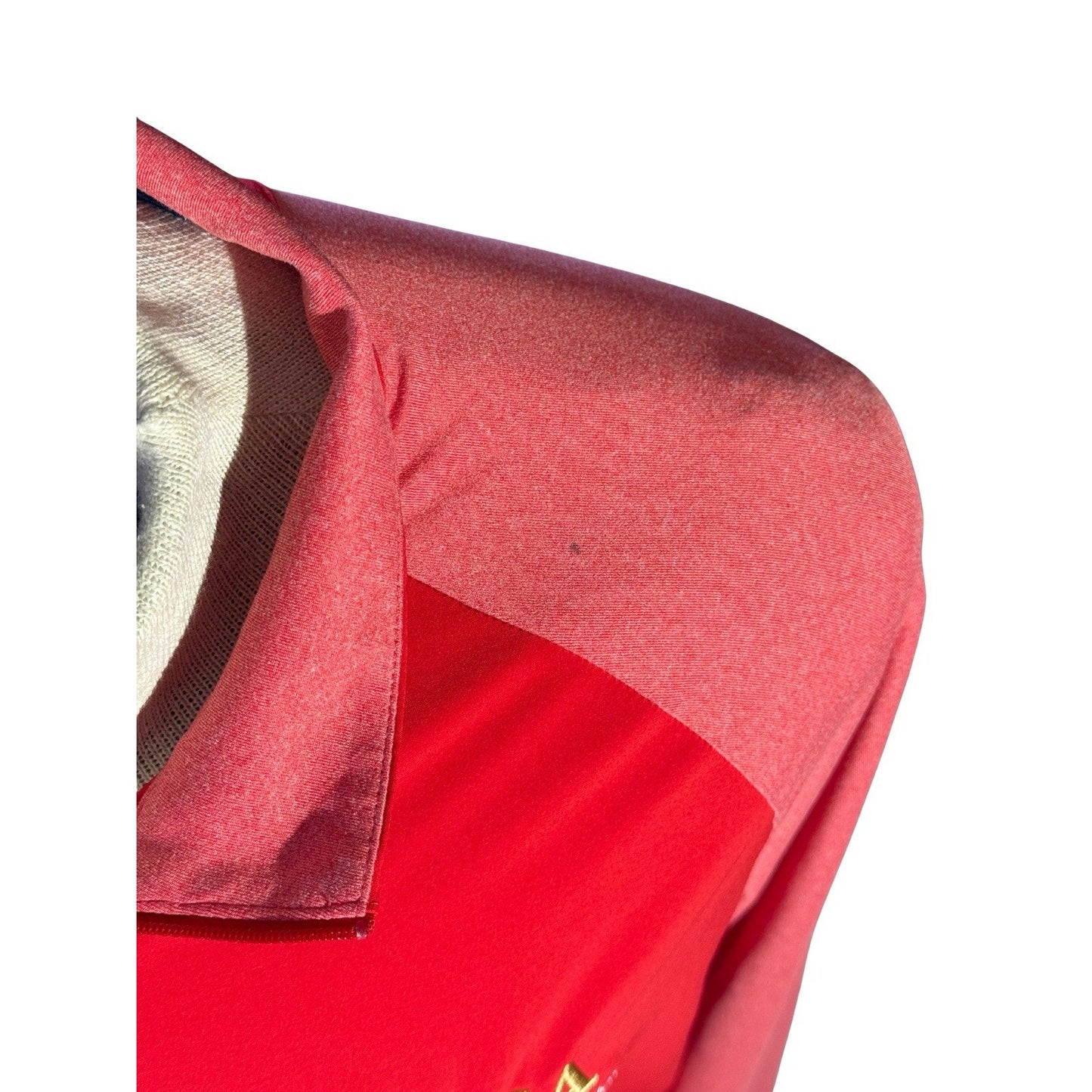 Cutter & Buck XL PGA South Central Red 1/4 Zip Golf Pullover Long Sleeve 252