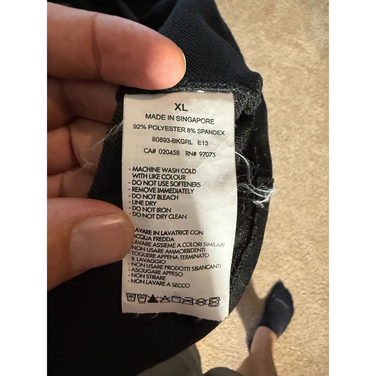 Saucony Men’s XL Quarter Zip Running Pullover Black Green Yellow Athletic Jacket