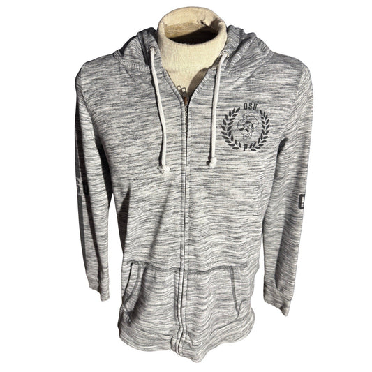 Victoria’s Secret PINK OSU Hoodie Small Gray Full Zip 5th & Ocean Pistol Pete