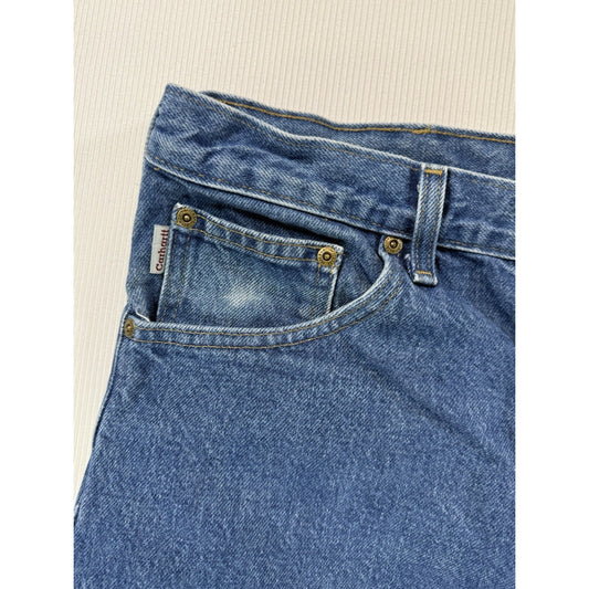 Carhartt Comfort Fit Men’s Jeans 40x32 Blue Denim Workwear Pants