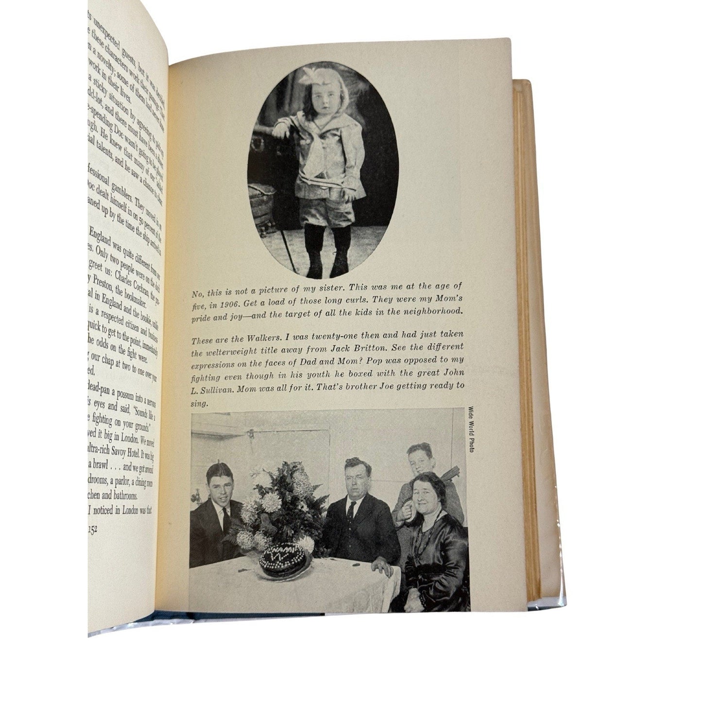 Mickey Walker The Toy Bulldog & His Times 1st Edition 1961 Boxing Biography HC