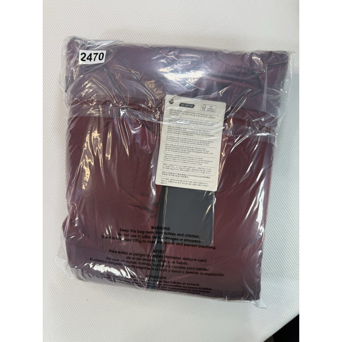 Ferrari Scuderia Real Down Puffer Jacket Red NWT Men’s Full Zip Medium