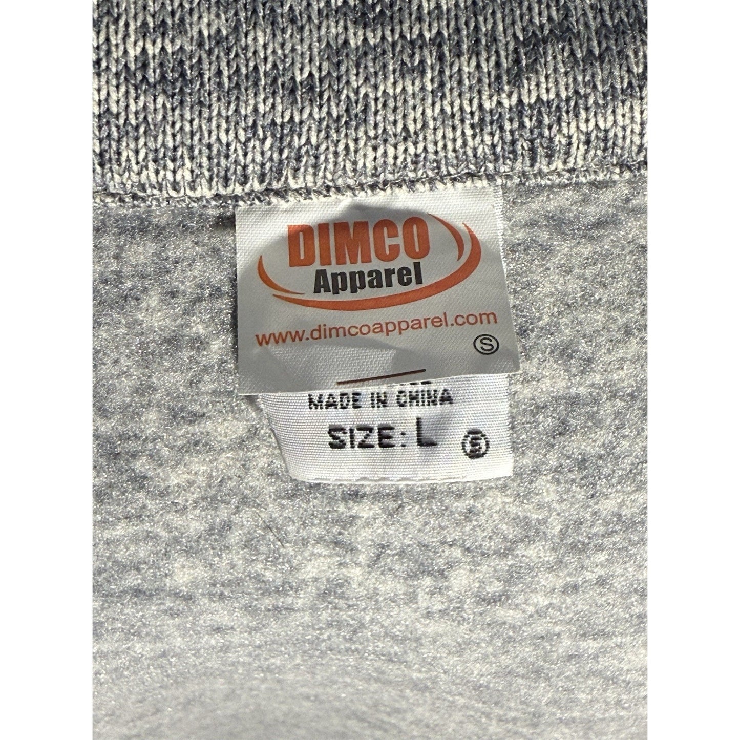 Bar Harbor Maine Full Zip Fleece Jacket Men’s Large Gray Heather Compass Logo
