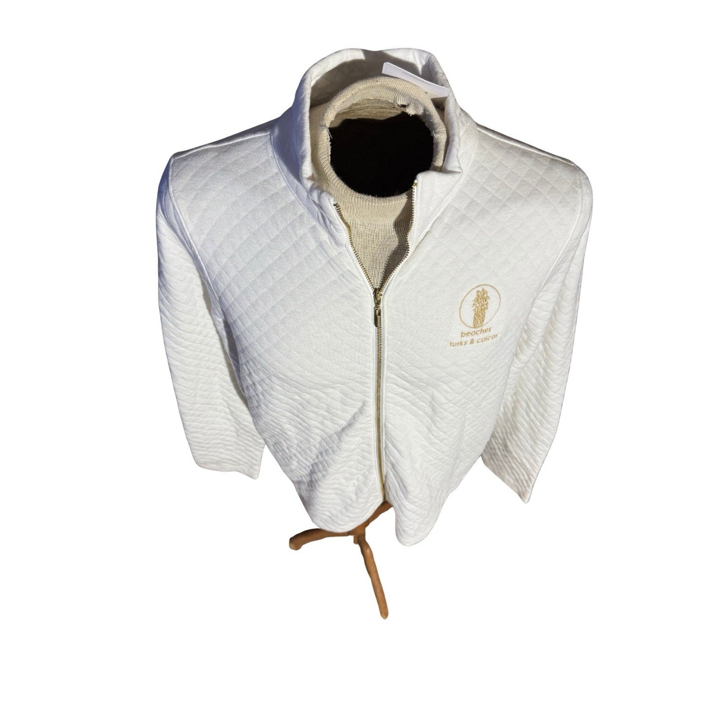 Gear for Sports Beecher Turks & Caicos Resort Full Zip Jacket White XL NWT