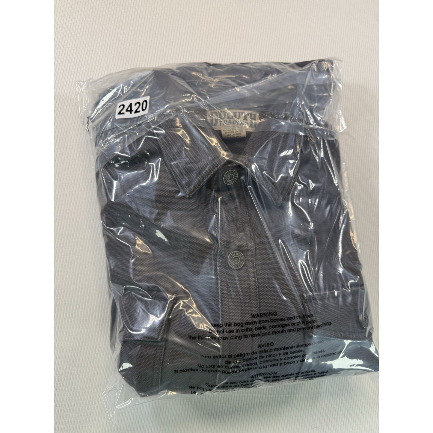 Duluth Trading Co Heavyweight Canvas Lined Work Shirt Jacket Men’s L