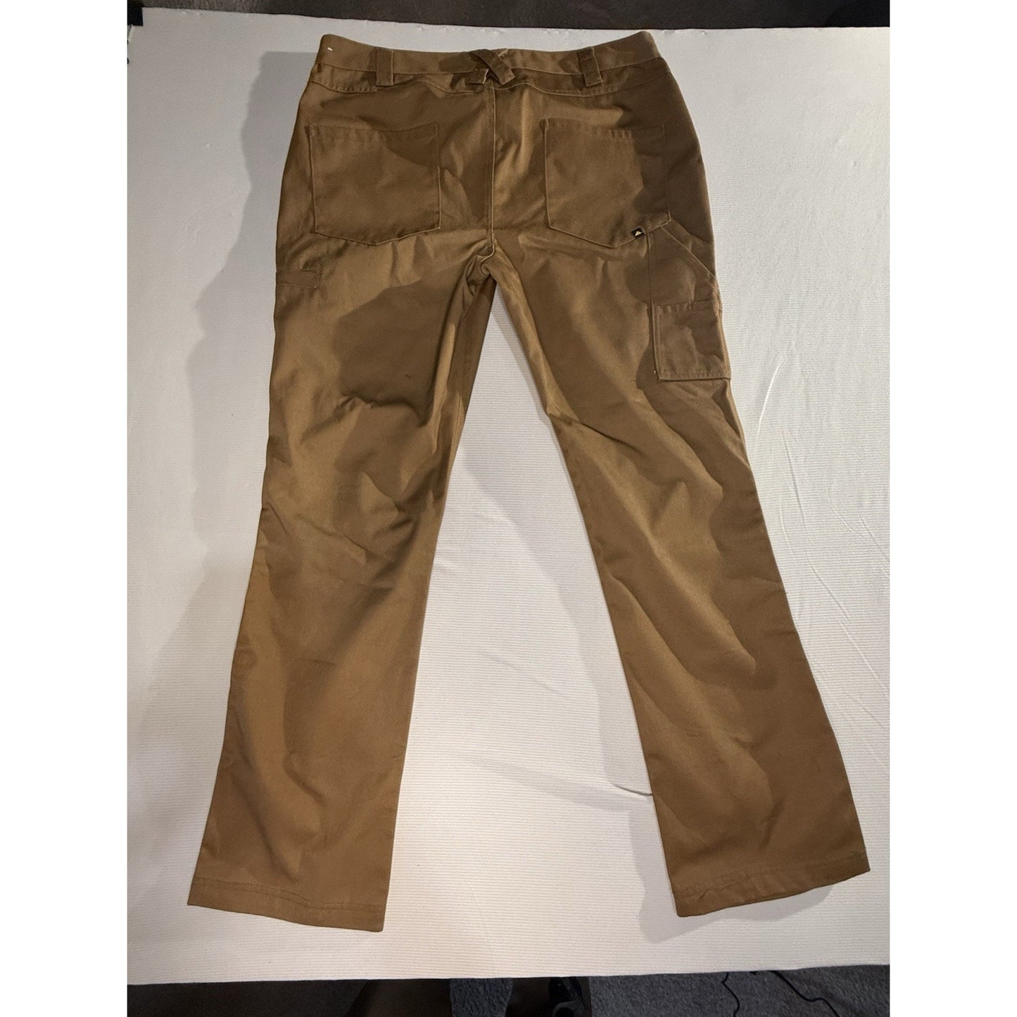 Caterpillar Men’s Work Pants 36x32 Brown Utility Twill Durable Workwear CAT