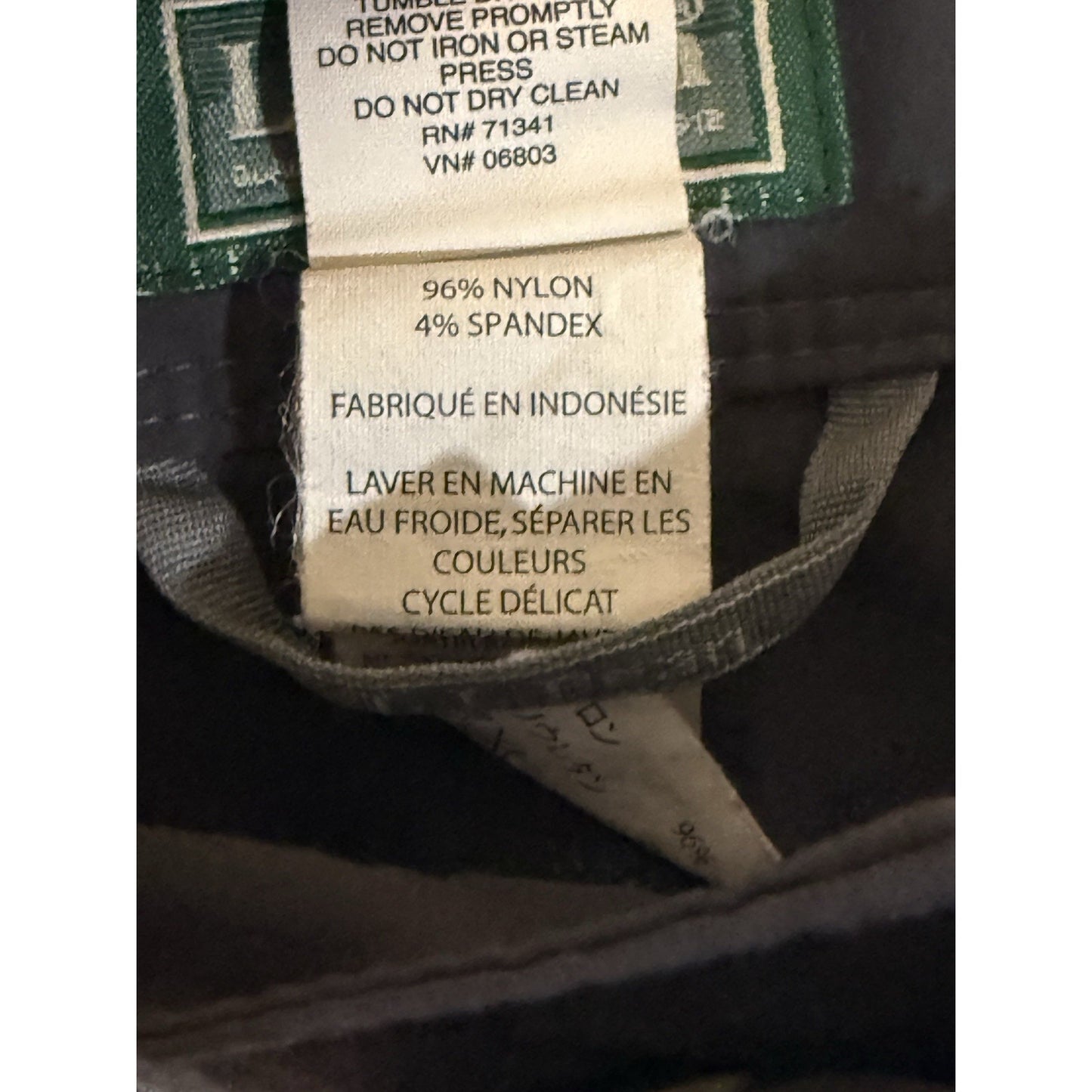 L.L.Bean Men’s Hiking Cargo Pants Gray 33x30 Nylon Spandex Lightweight Outdoor