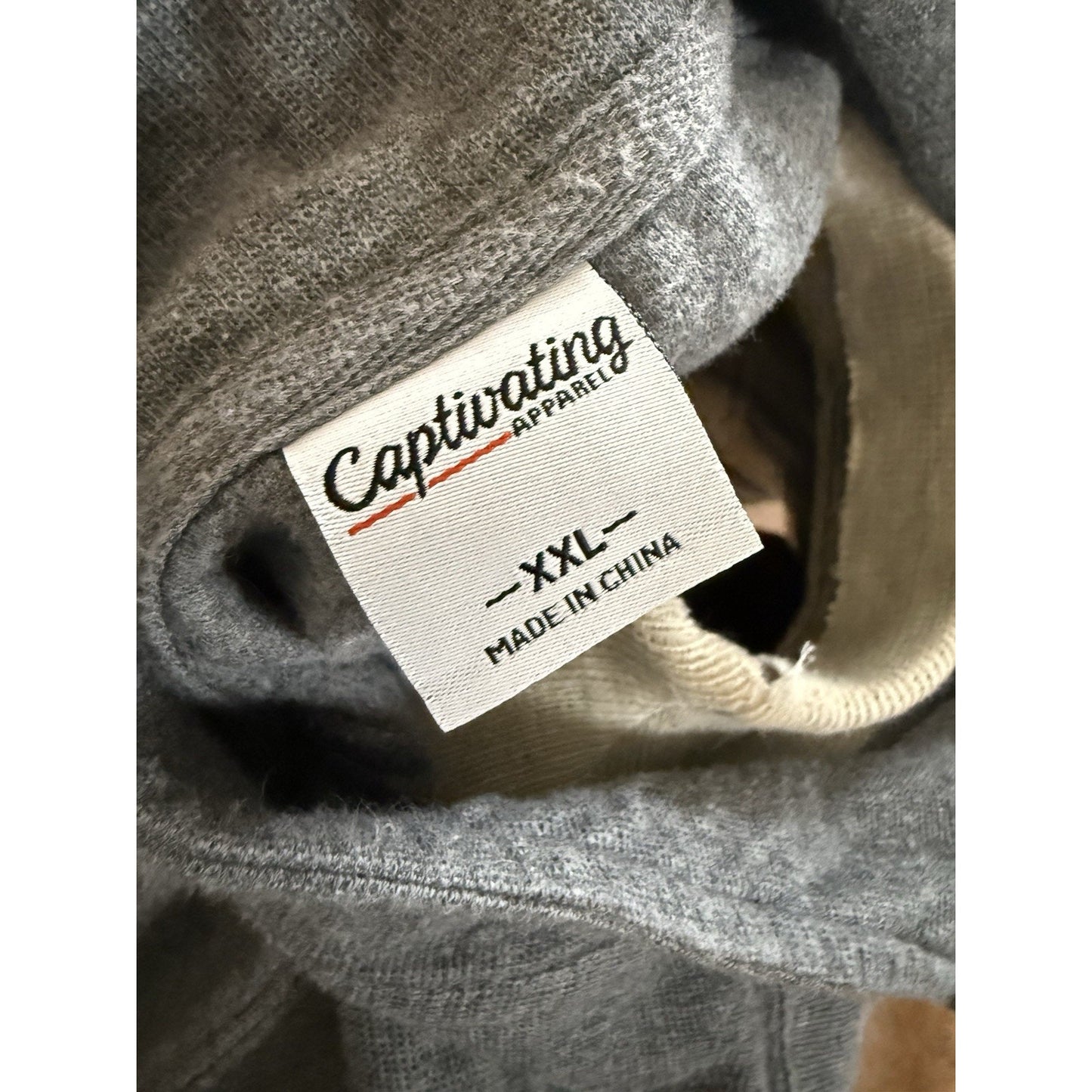 OU Oklahoma Sooners Quarter Zip Pullover Sweatshirt Gray XXL Captivating Apparel