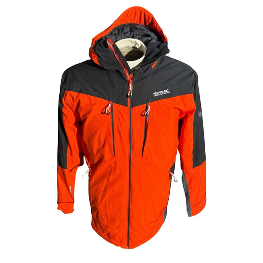 Regatta Great Outdoors Orange Black Waterproof Softshell Jacket Men’s S RMP321