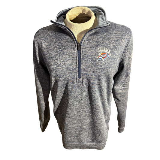 OKC Thunder Sweater Men’s Medium Adidas 1/4 Zip Pullover Team Issue