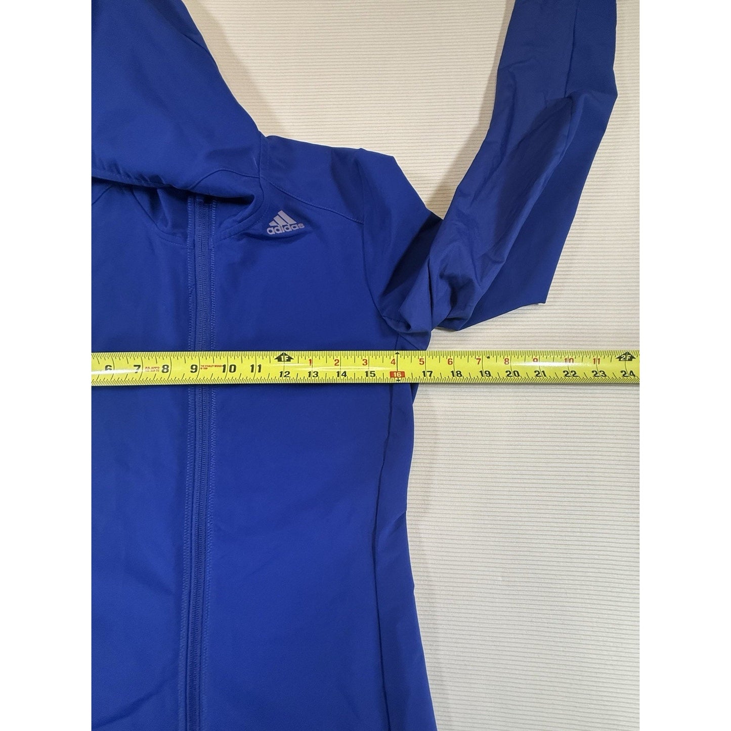 Adidas Energy Running Jacket Women’s XS Blue Full Zip Hoodie Reflective