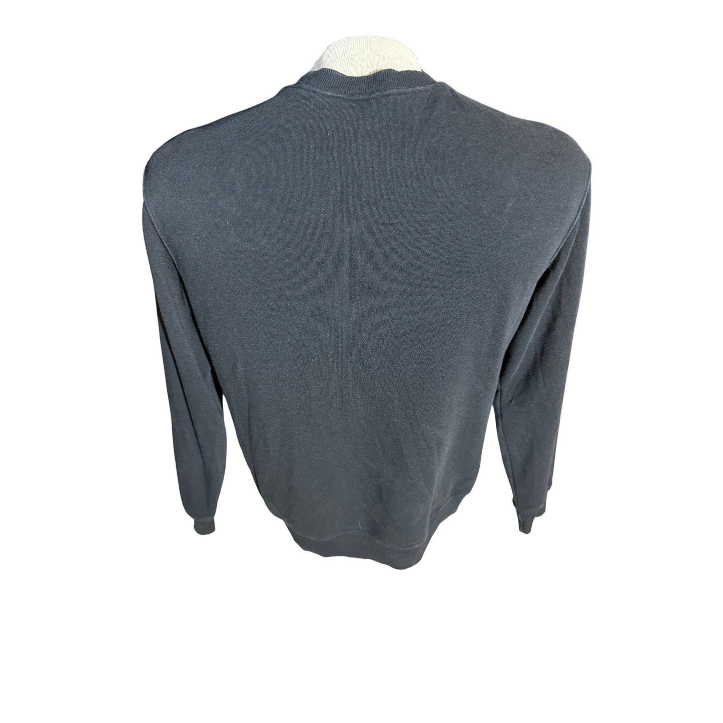 Women’s Coca-Cola Christmas Sweatshirt Santa Claus Holiday Graphic Black Sz S