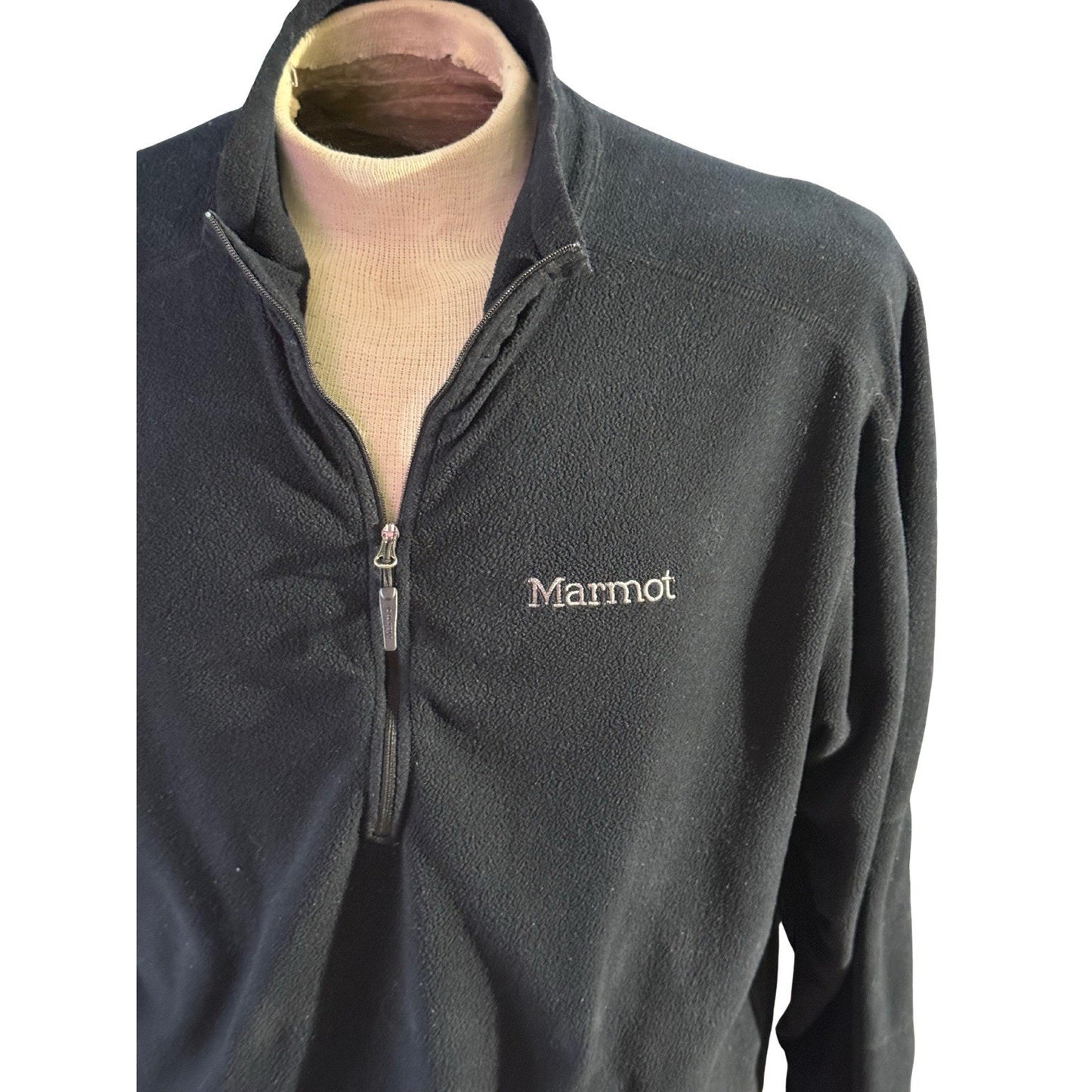 Marmot Rocklin ½ Zip Fleece Pullover Black Men’s XL Lightweight Outdoor