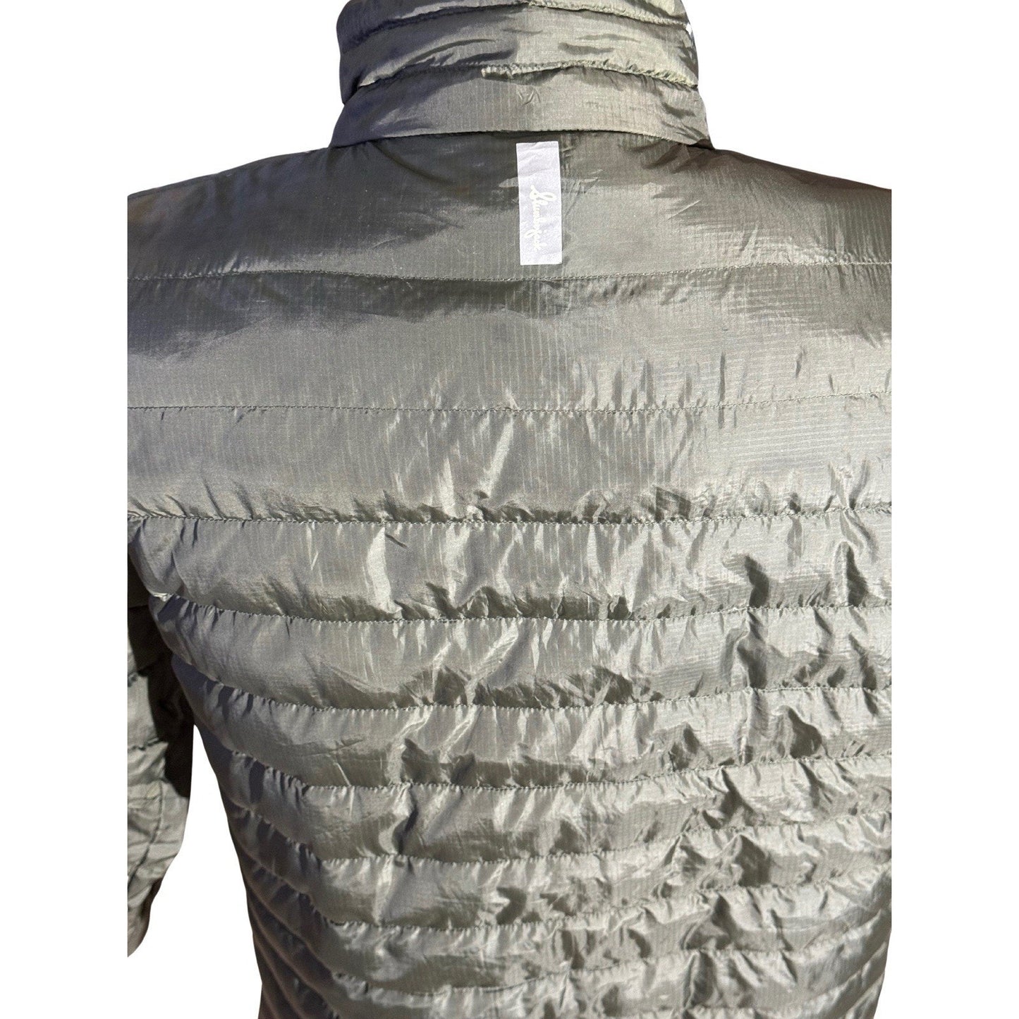 Slumberjack Down Puffer Jacket Men’s XL Green Packable 90/10 Down Feather Outdoo