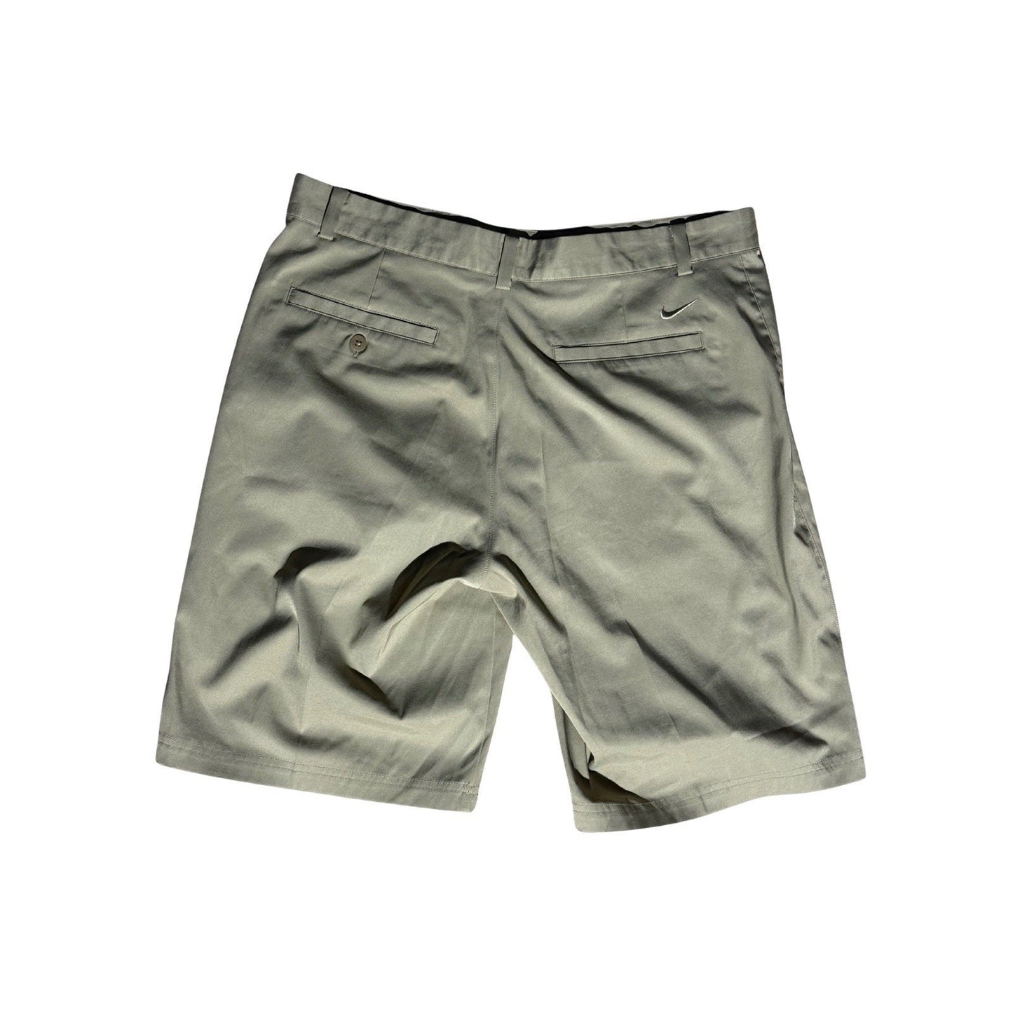 Nike Golf Men’s Shorts Khaki 34 Standard Fit Dri-FIT Stretch Performance