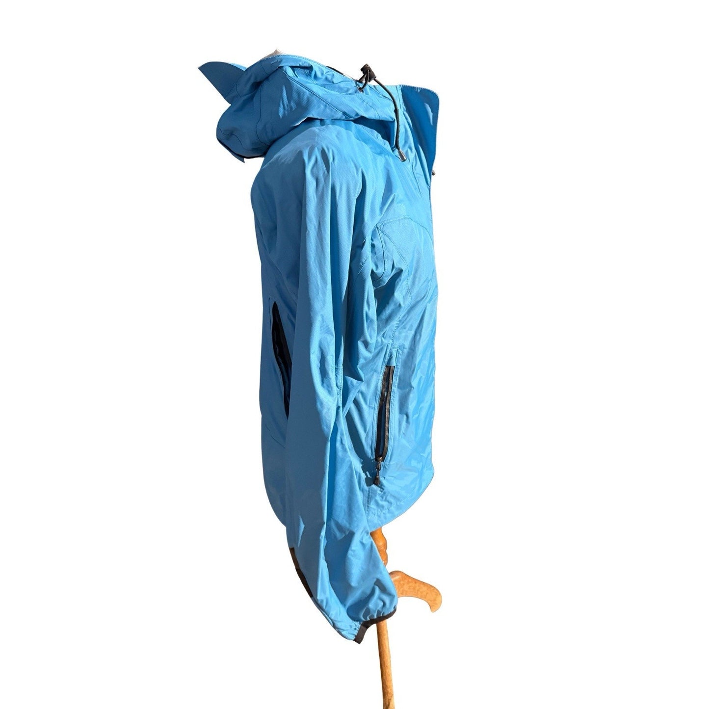 Loki S.O.L.V.E.D. N.Pac Women’s Small Blue Waterproof Packable Shell Jacket