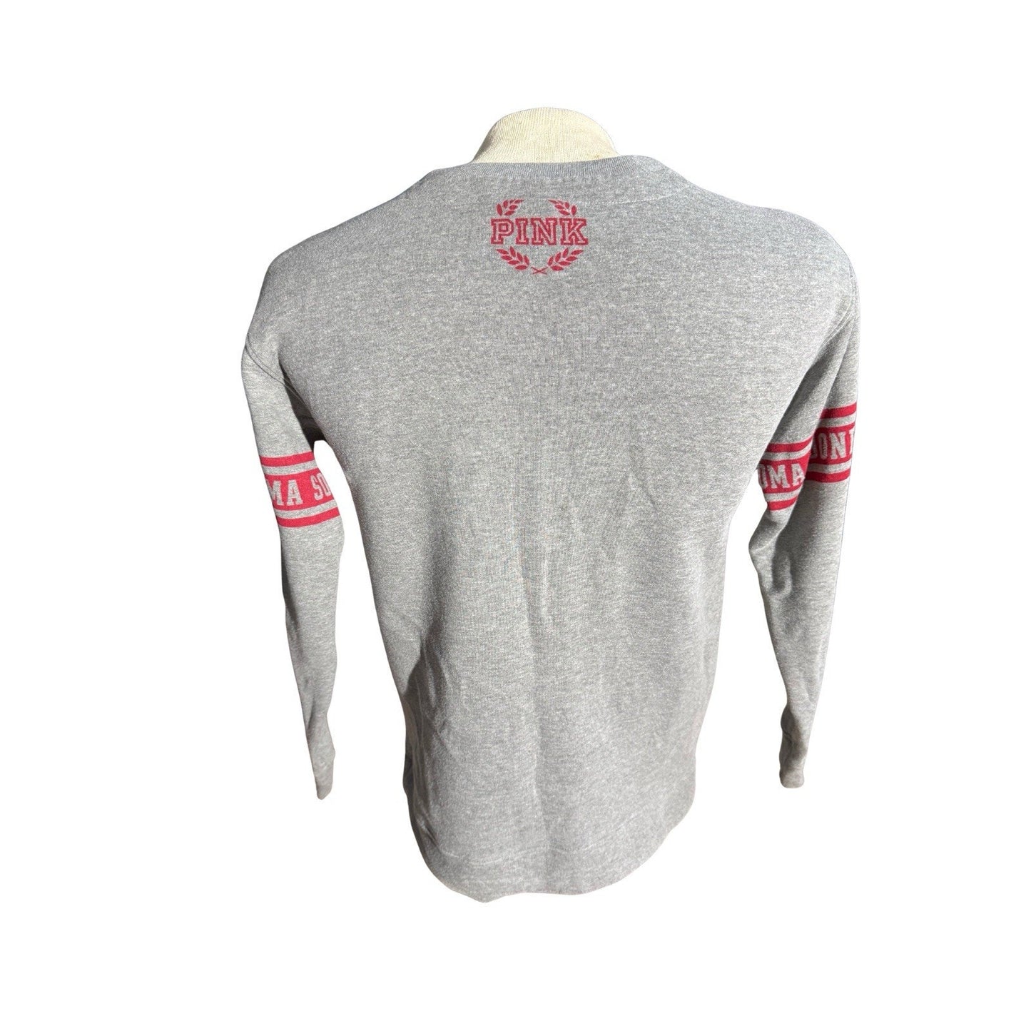Victoria’s Secret PINK OU Sooners Gray Long Sleeve Sweatshirt XS