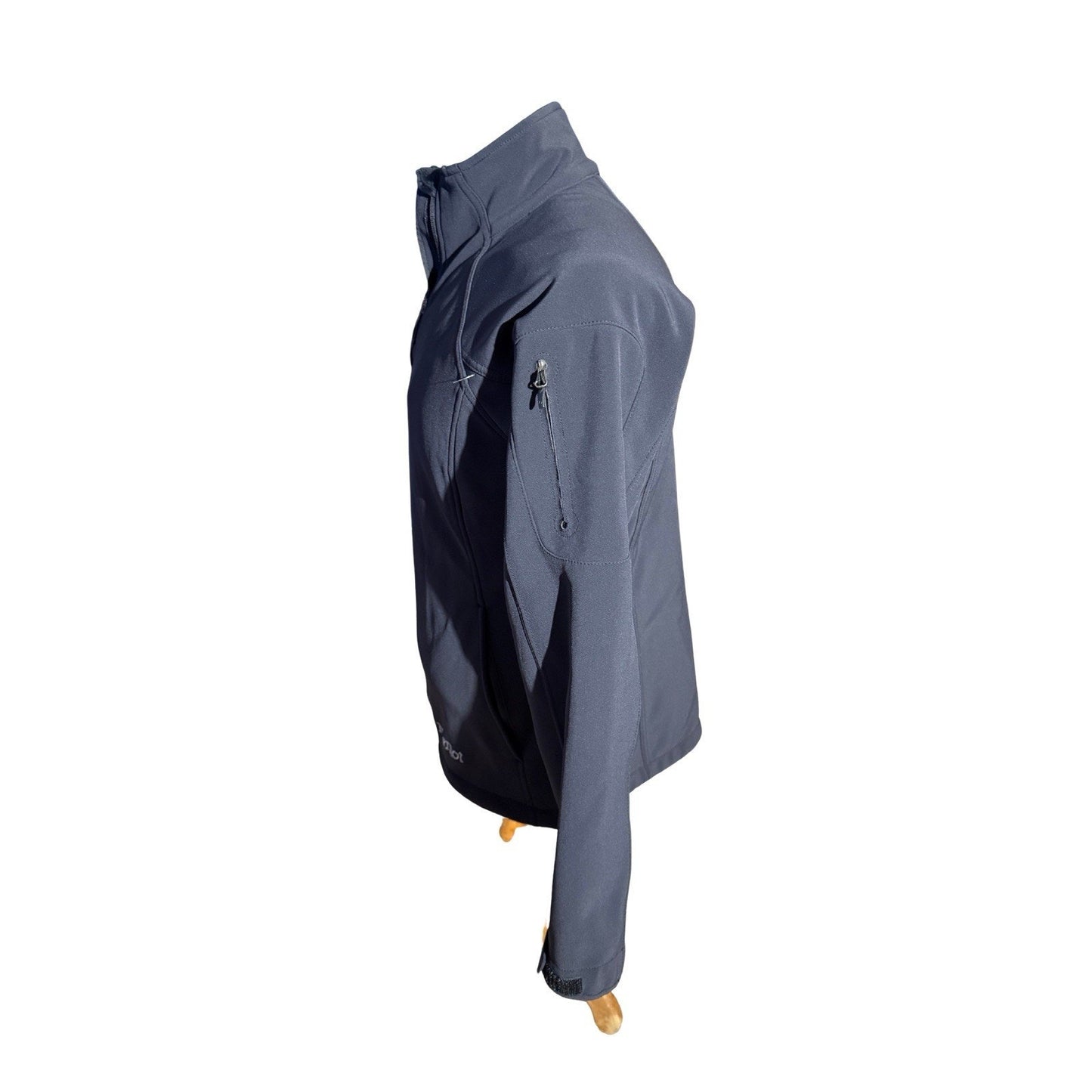 Marmot Softshell Jacket Men M Black Full Zip Wind Resistant Outdoor Hiking Coat