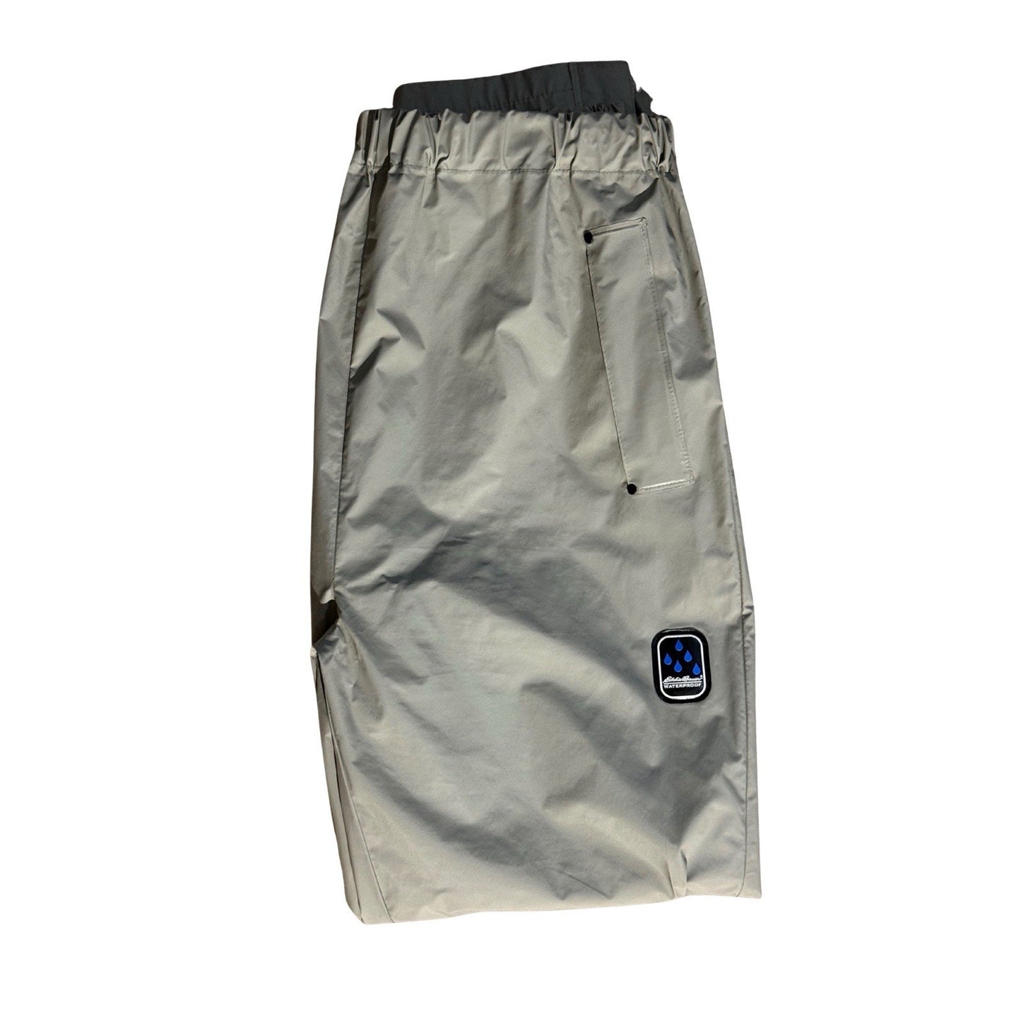 Eddie Bauer Men’s Waterproof Rain Pants Gray Size Large Outdoor WeatherEdge