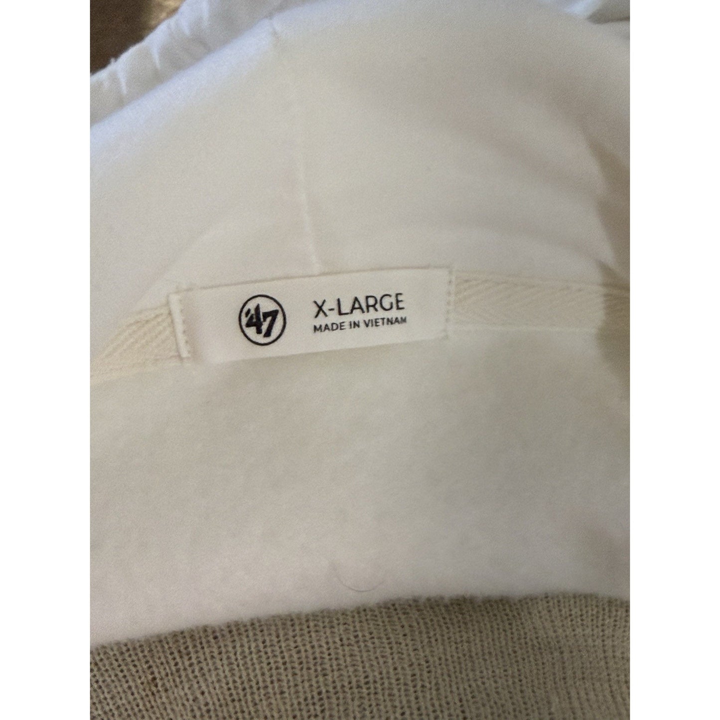 ’47 Brand Women’s Spring Training Florida Hoodie XL White Pullover NWOT