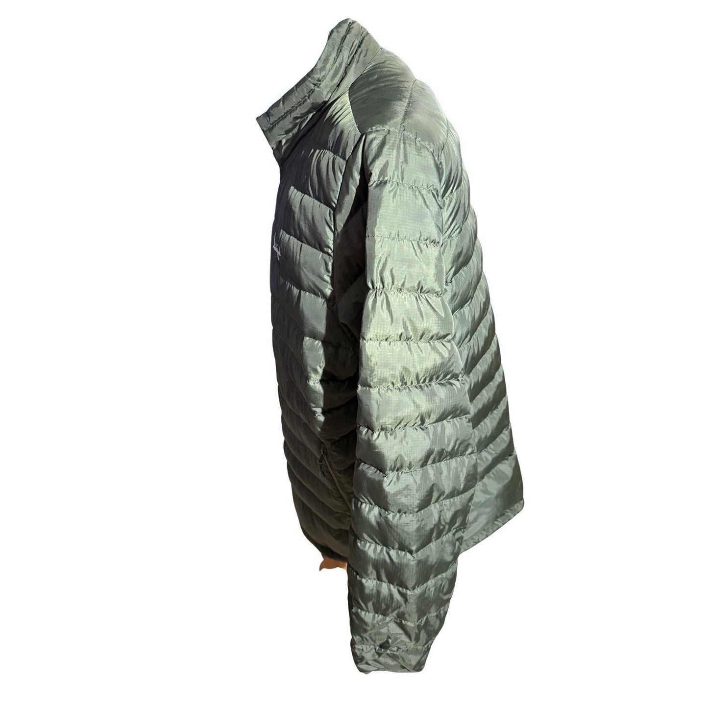 Slumberjack Down Puffer Jacket Men’s XL Green Packable 90/10 Down Feather Outdoo