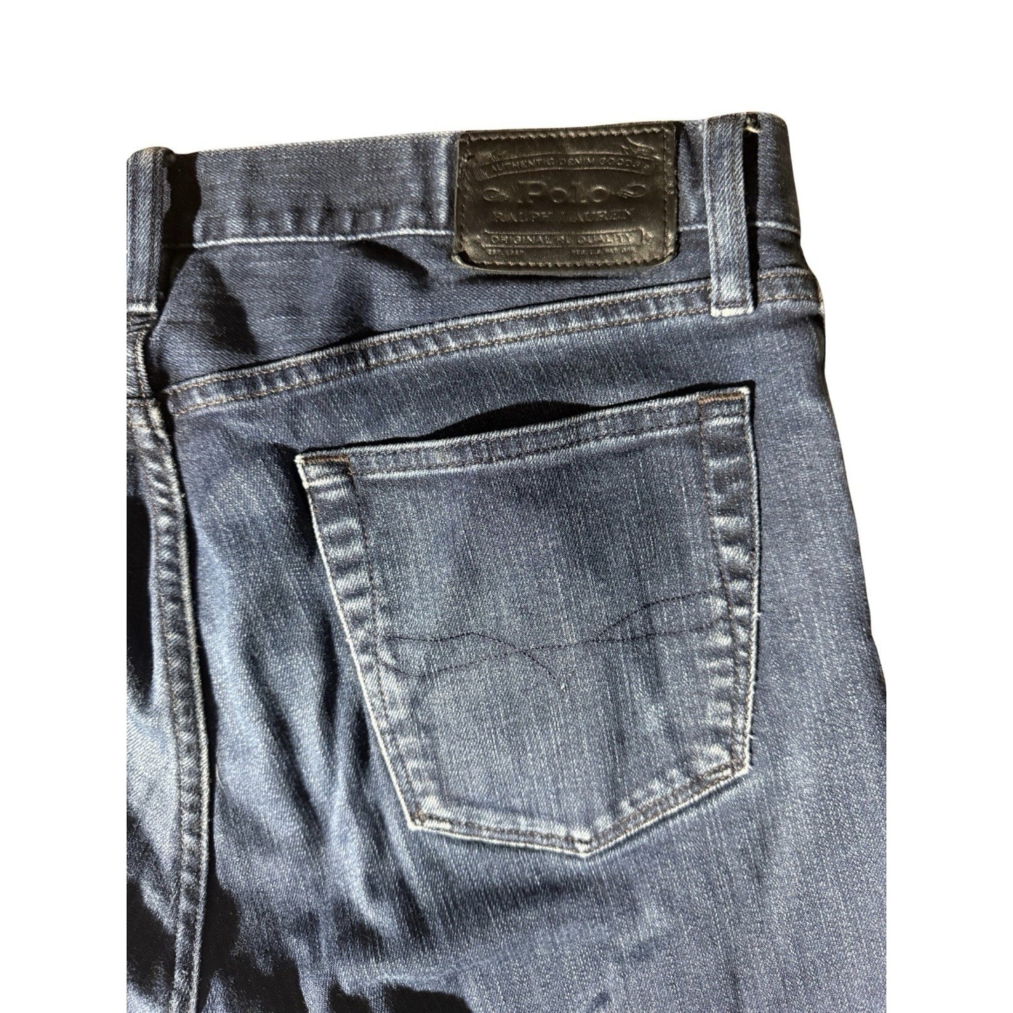 Polo Ralph Lauren Men’s Jeans 32x32 Dark Wash Stretch Denim Slim Fit