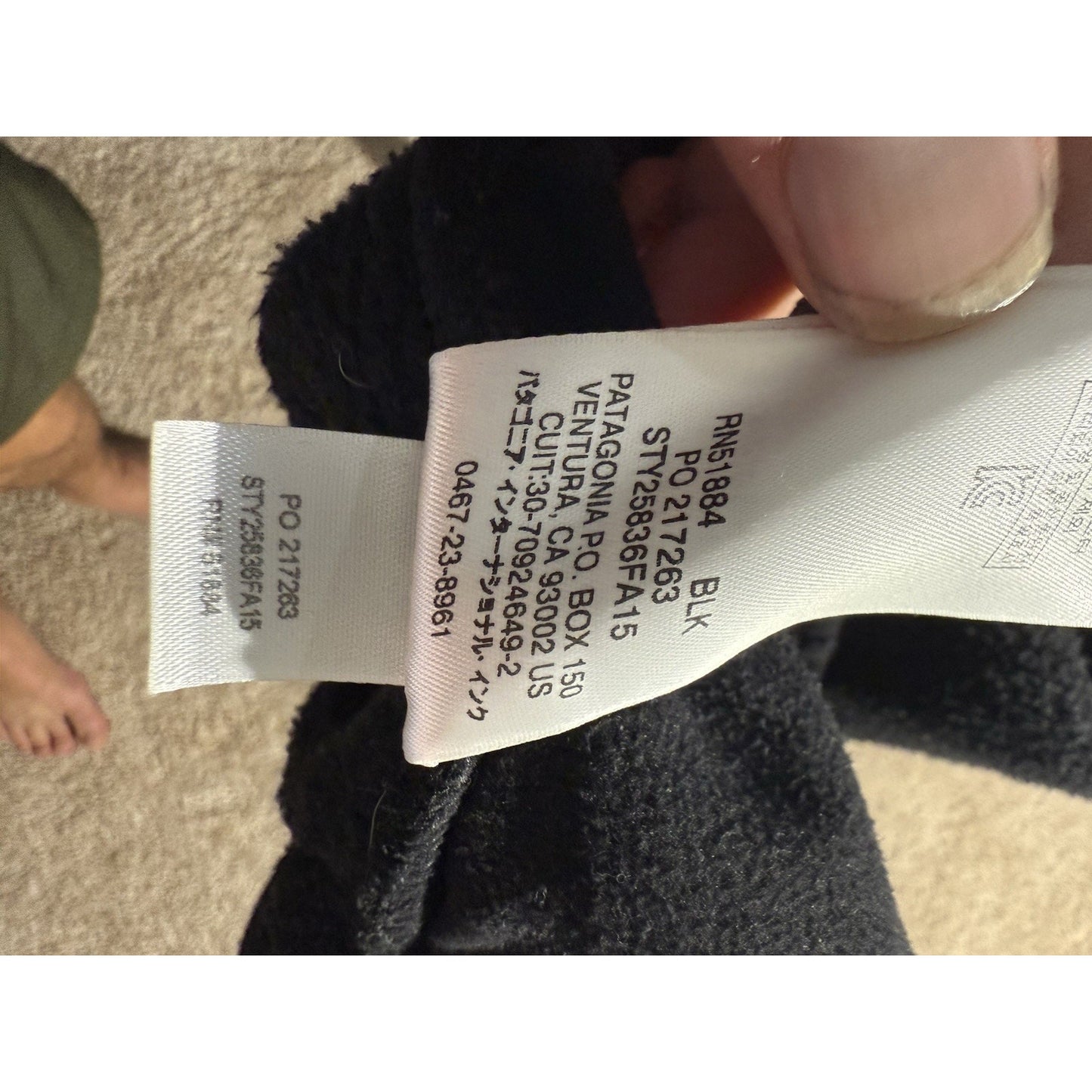 Patagonia Better Sweater Peacoat Fleece Jacket Coat Button Up Women’s M Black