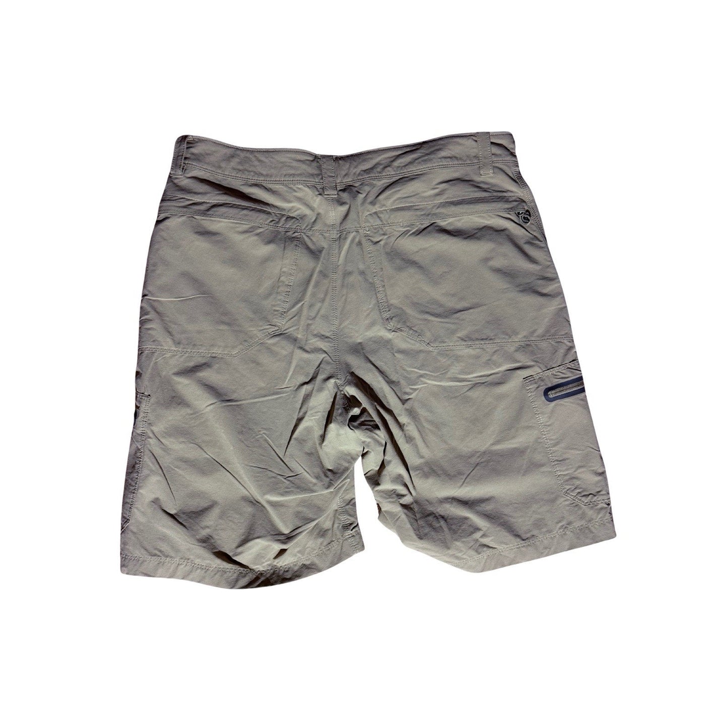 L.L. Bean Nylon Hiking Shorts Mens Large Khaki Cargo Lightweight