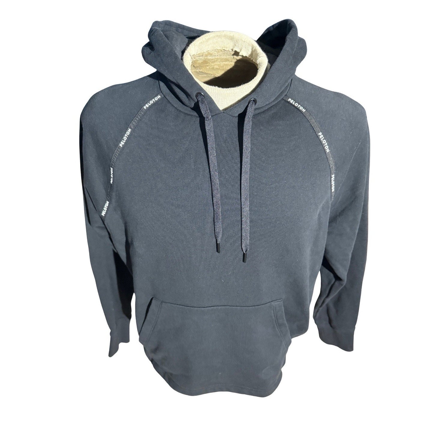 Peloton Women’s Pullover Hoodie Black Medium Logo Sweatshirt