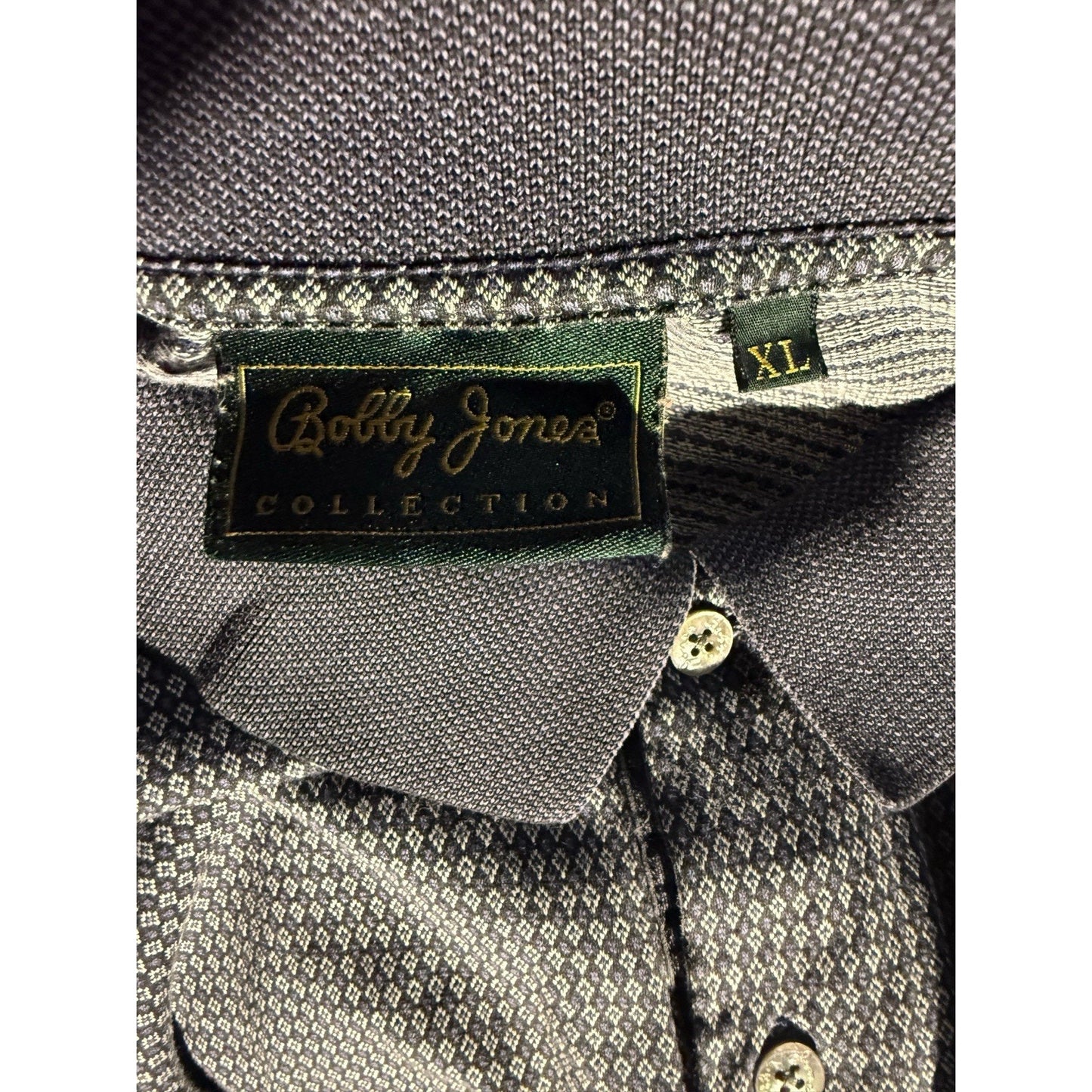 Bobby Jones Collection Polo Shirt XL Ritz Carlton Rose Hall Jamaica Gray