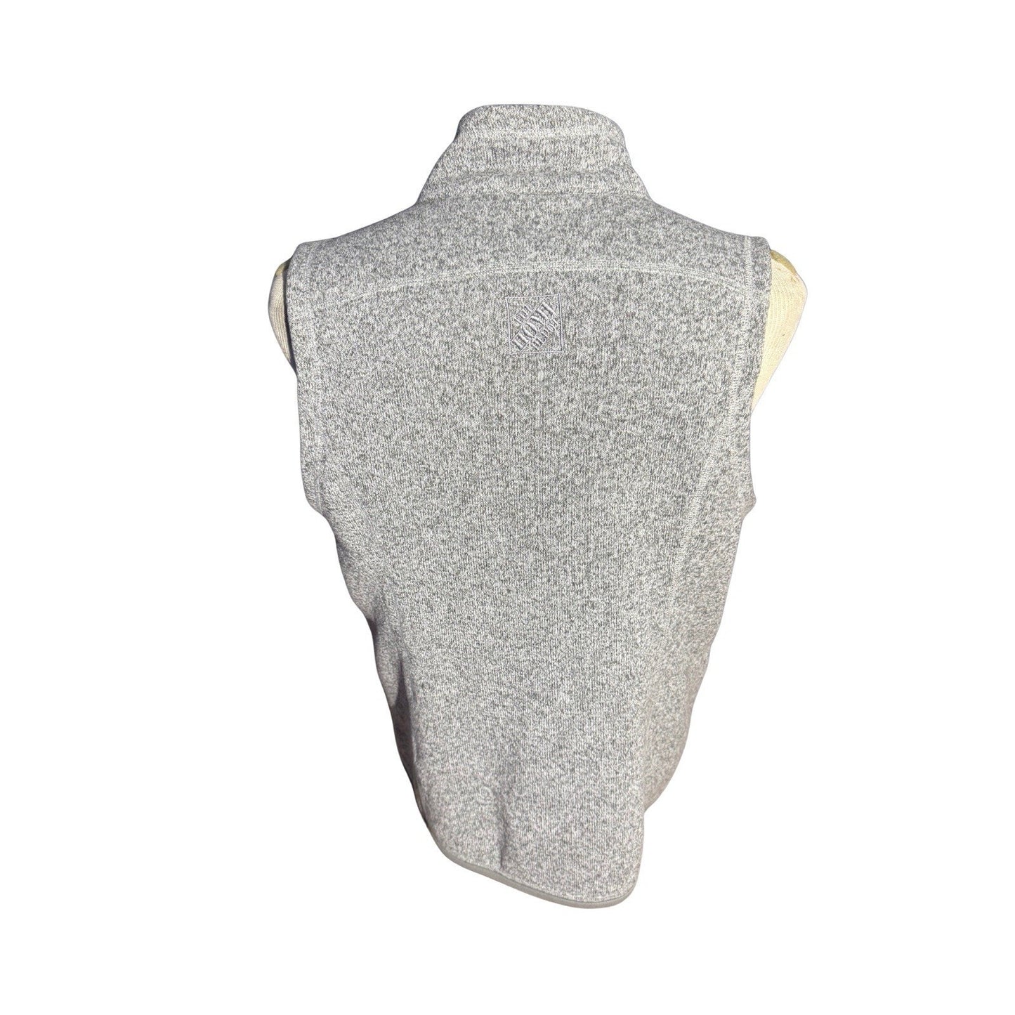 Patagonia Women’s Better Sweater Fleece Vest Gray Large Home Depot Logo NWT