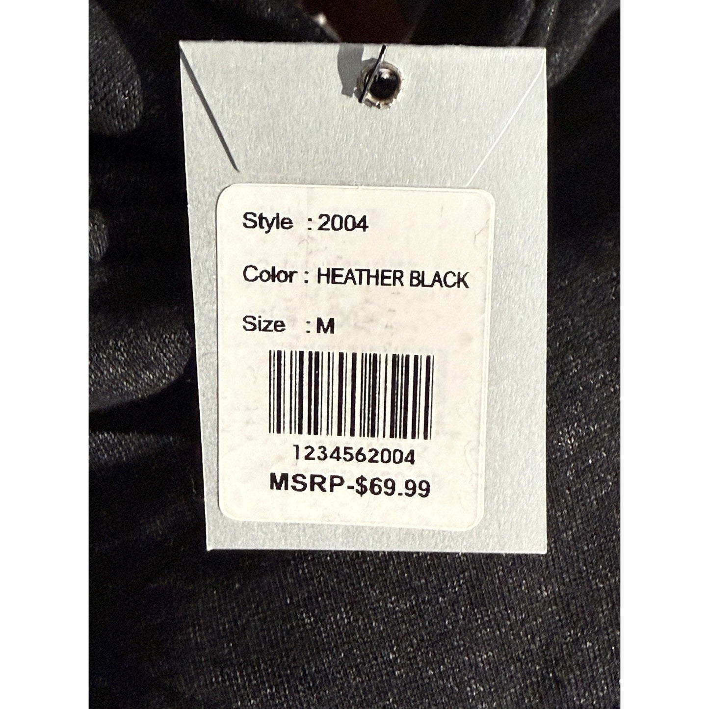 Valani Acadia National Park Quarter Zip Pullover Heather Black Size M NWT