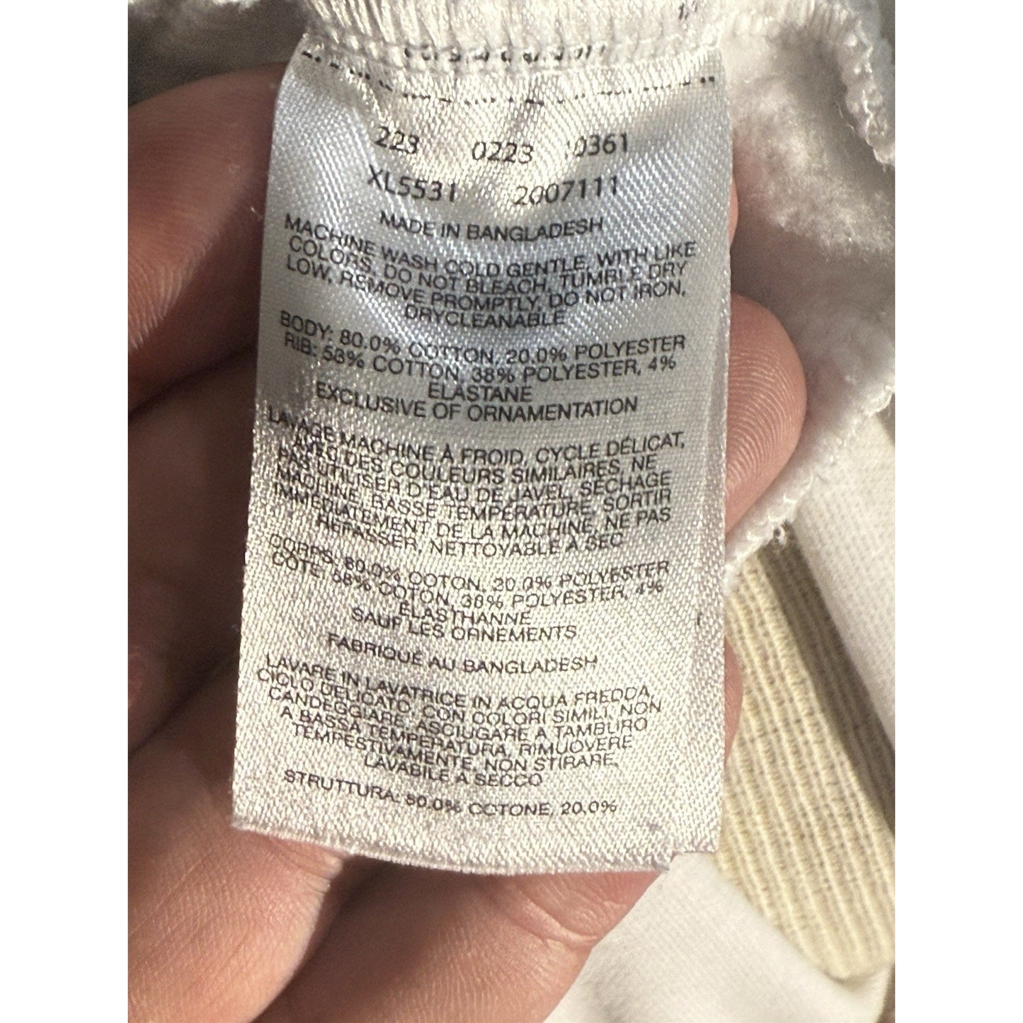 Columbia Sportswear Women’s Mountain Logo Crewneck Sweatshirt White M