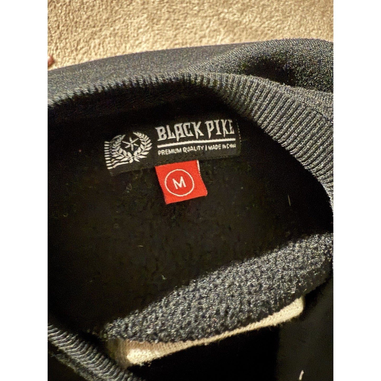 Black Pike Heart & Soul Graphic Sweatshirt Pullover Crewneck Size M