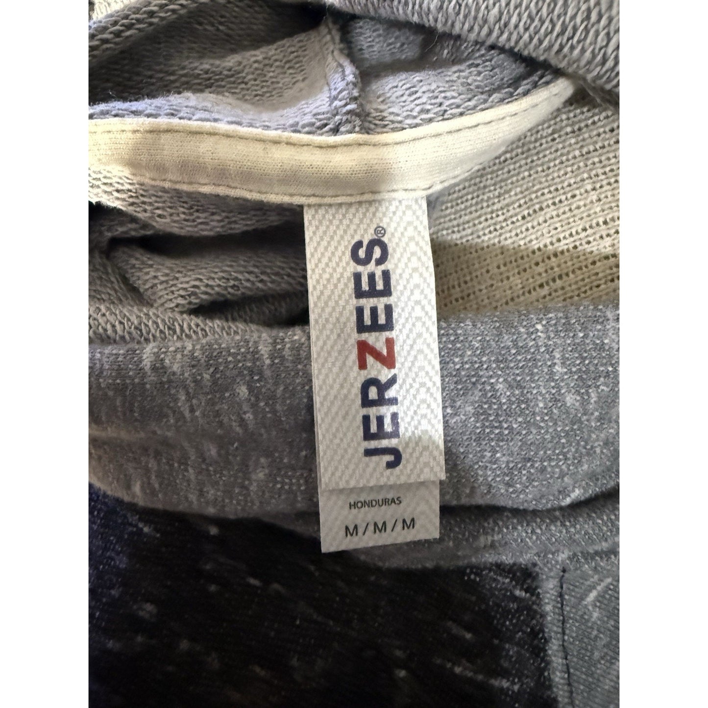 Top Shelf Bartending Hoodie Gray Black Raglan Jerzees Pullover Size M