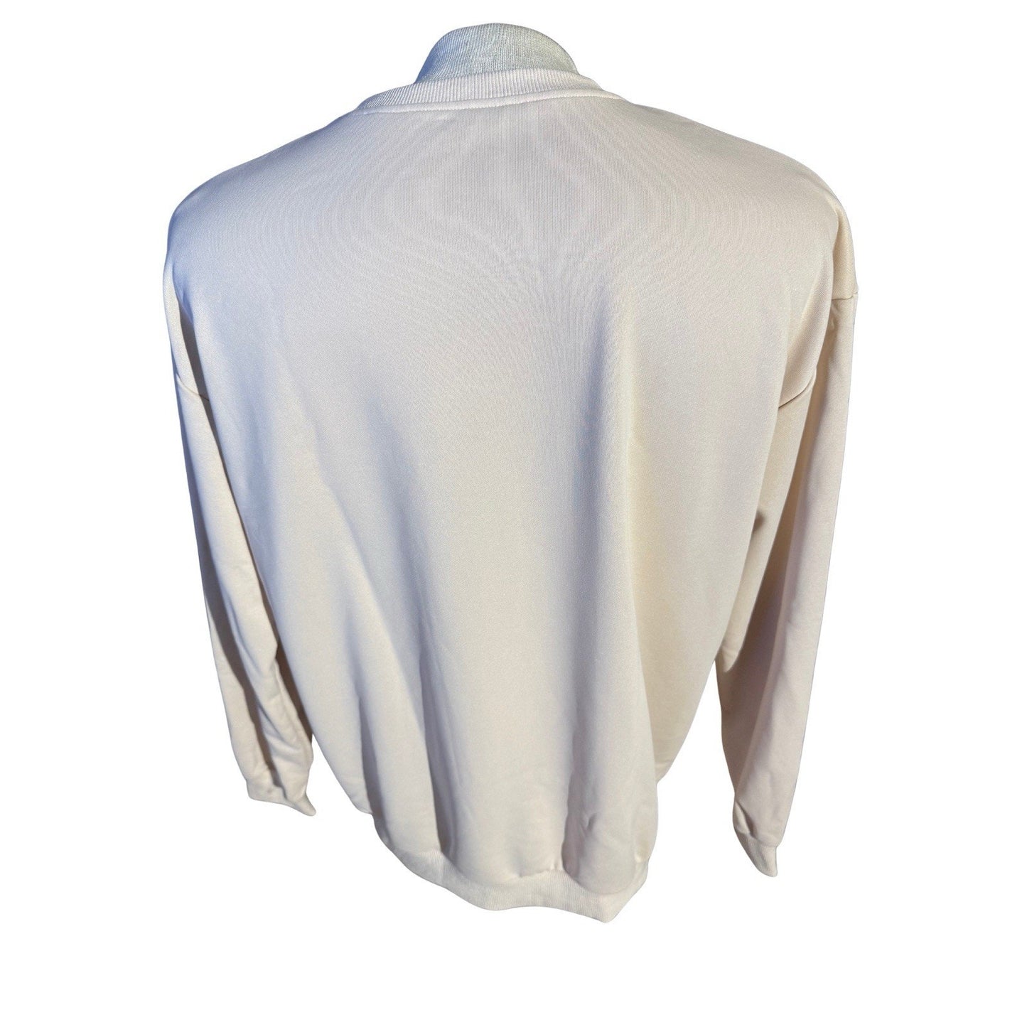 Tito’s Handmade Vodka Sweatshirt XL Beige Crewneck Promo Pullover Austin Texas