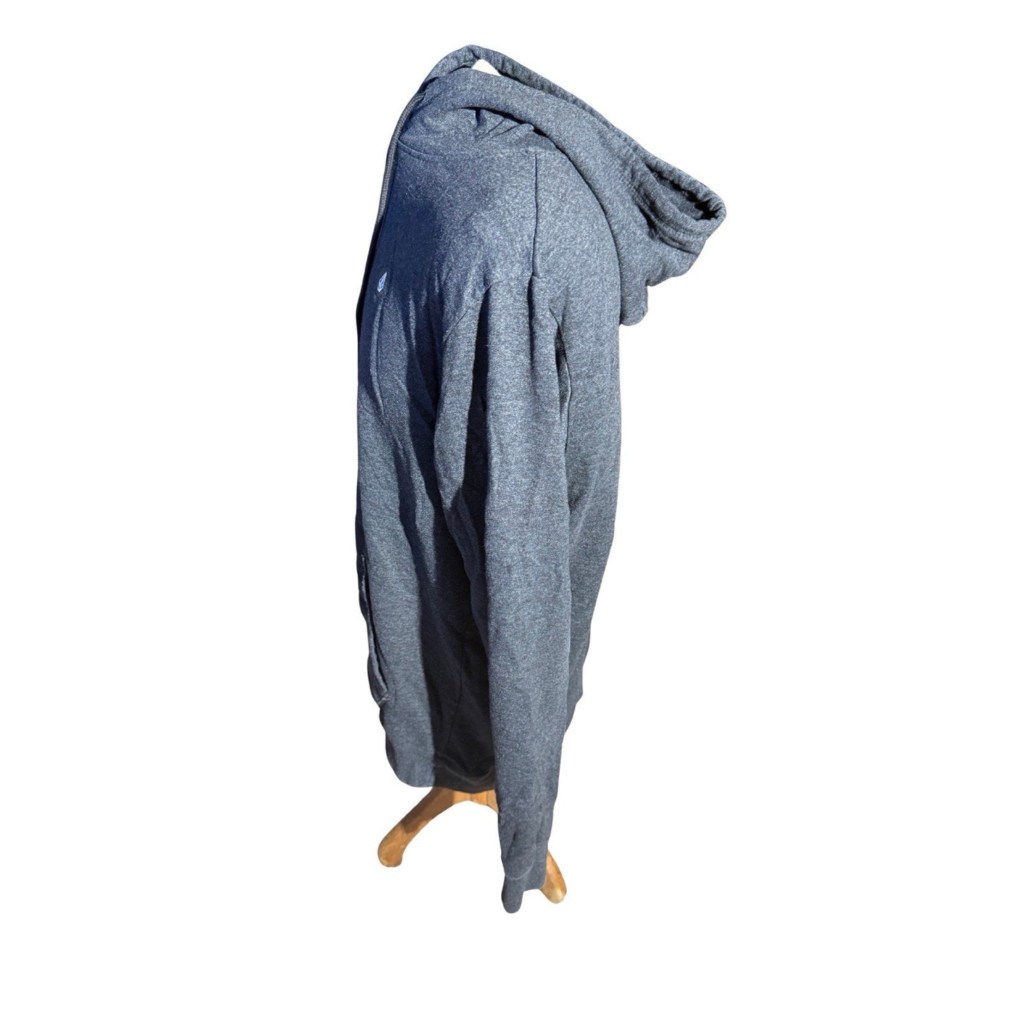 Volcom Men’s Hoodie XL Heather Gray Pullover Sweatshirt Kangaroo Pocket Logo